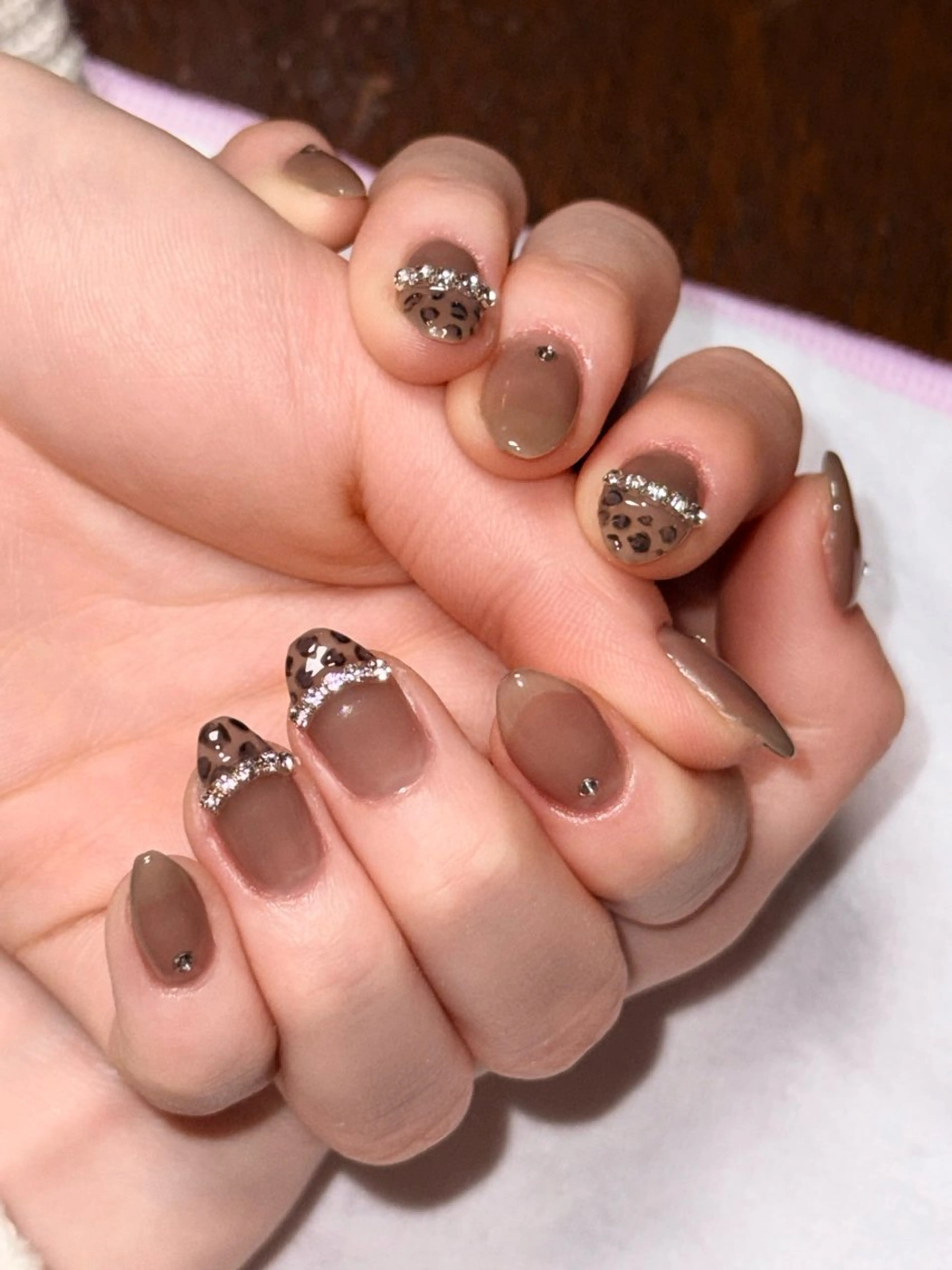 ネイル アニマル柄 ＆robe mayumiのネイルデザイン