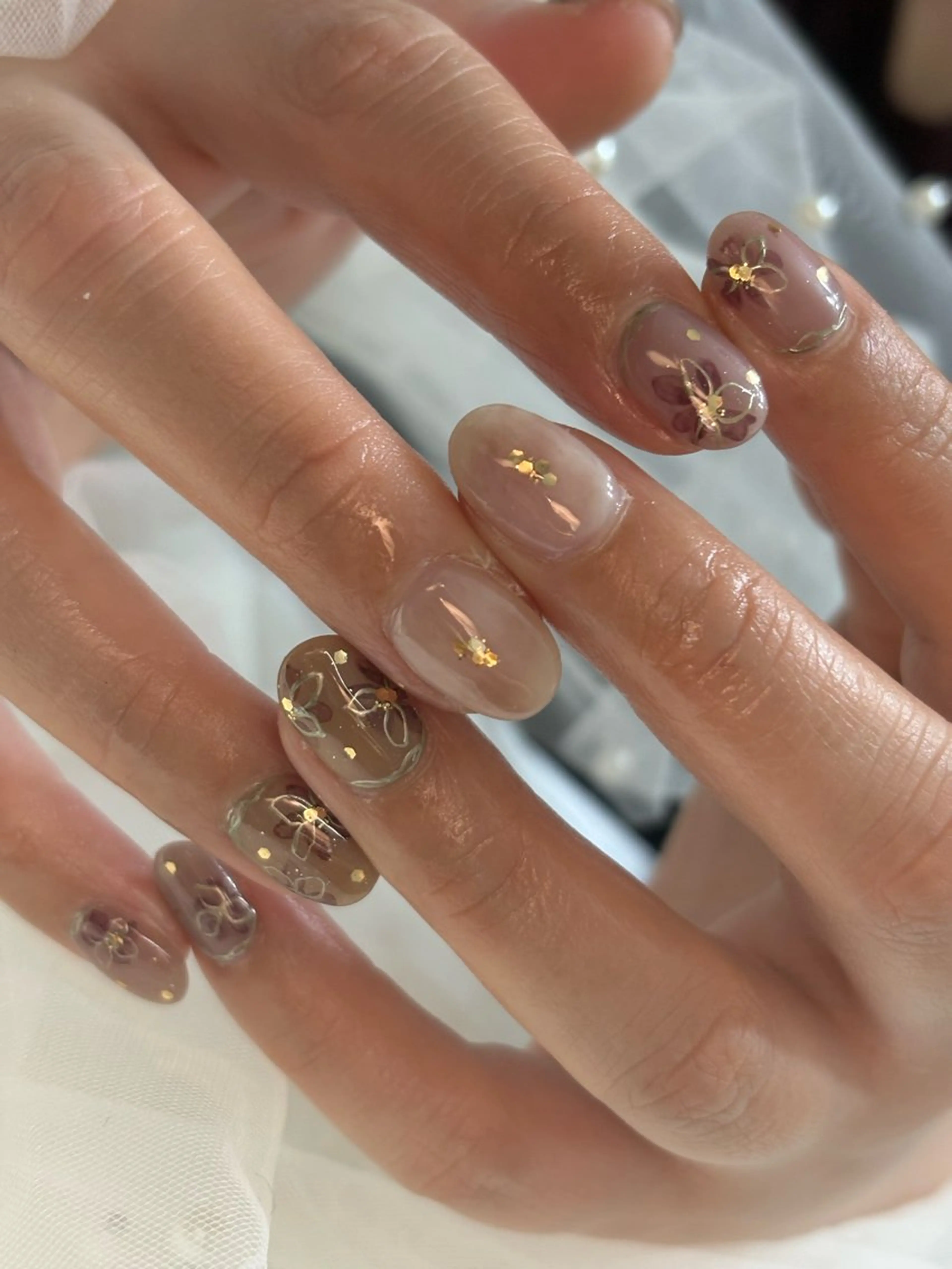 ネイル ハンドネイル フットネイル ✴︎ Delightのネイルデザイン