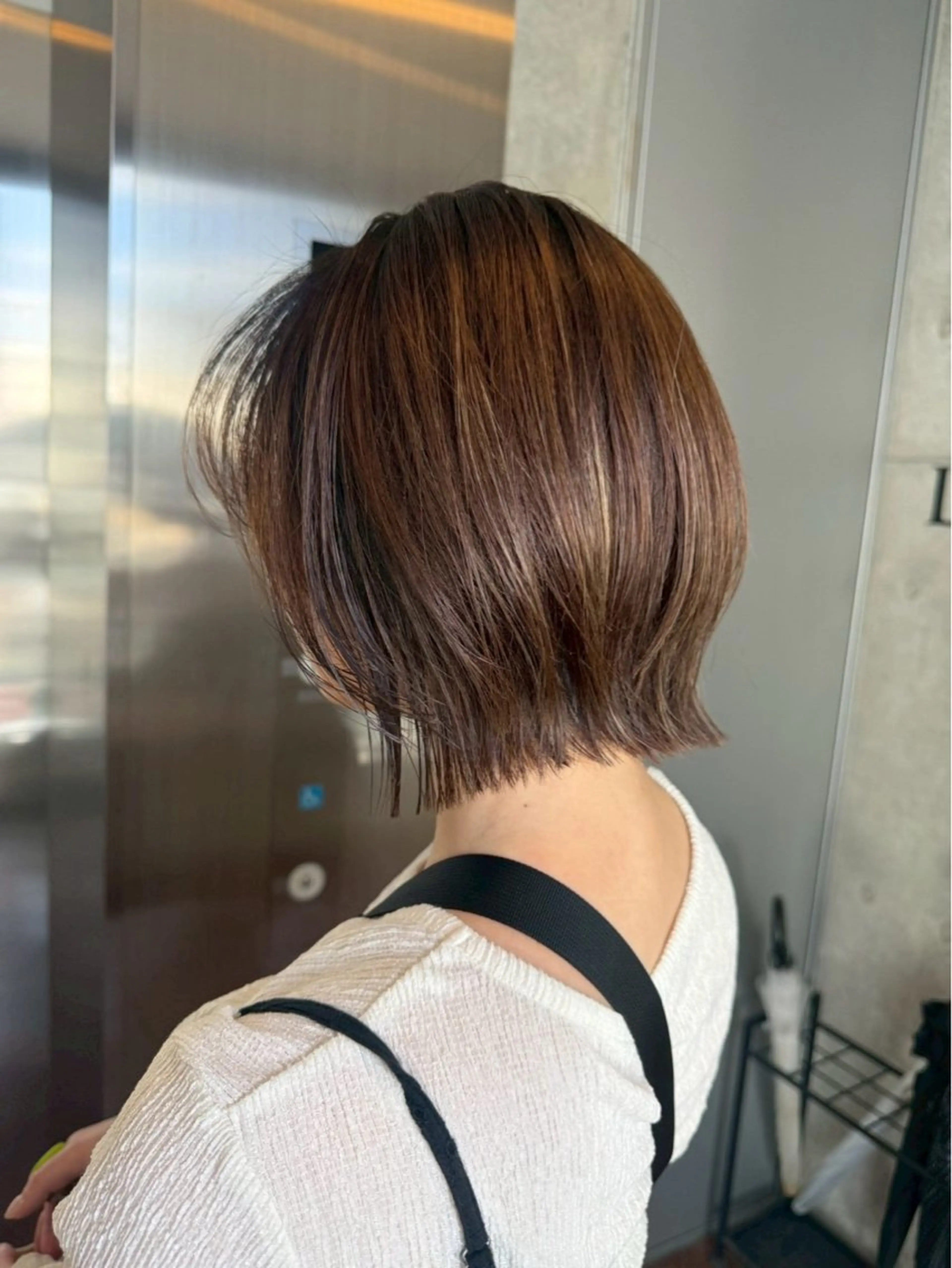 ショート ヘアカラー 🩰✨ワンカラー nanako✨🩰のヘアスタイル