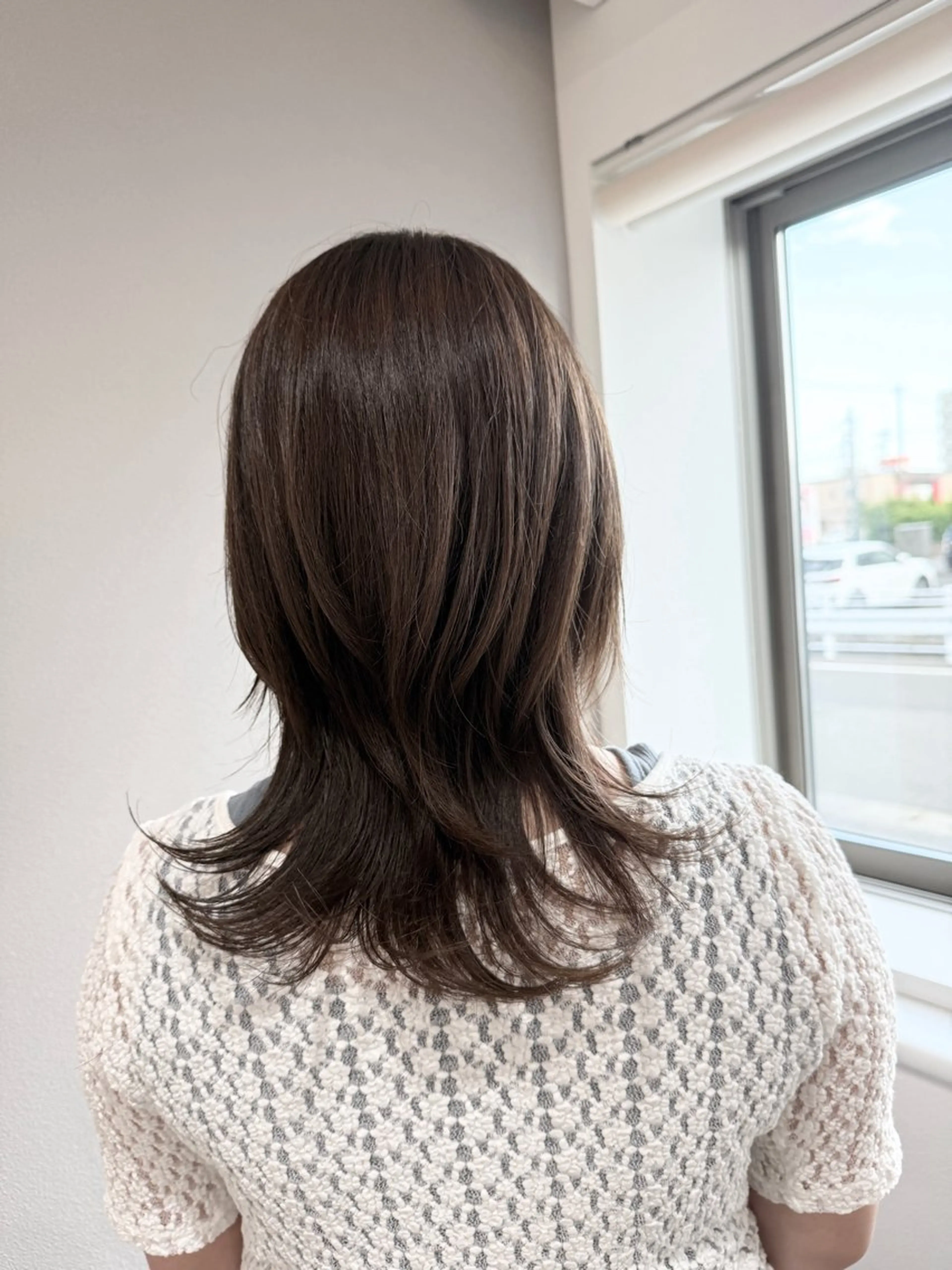 セミロング ウルフカット カット ヘアカラー トリートメント 酒井 成貴のヘアスタイル