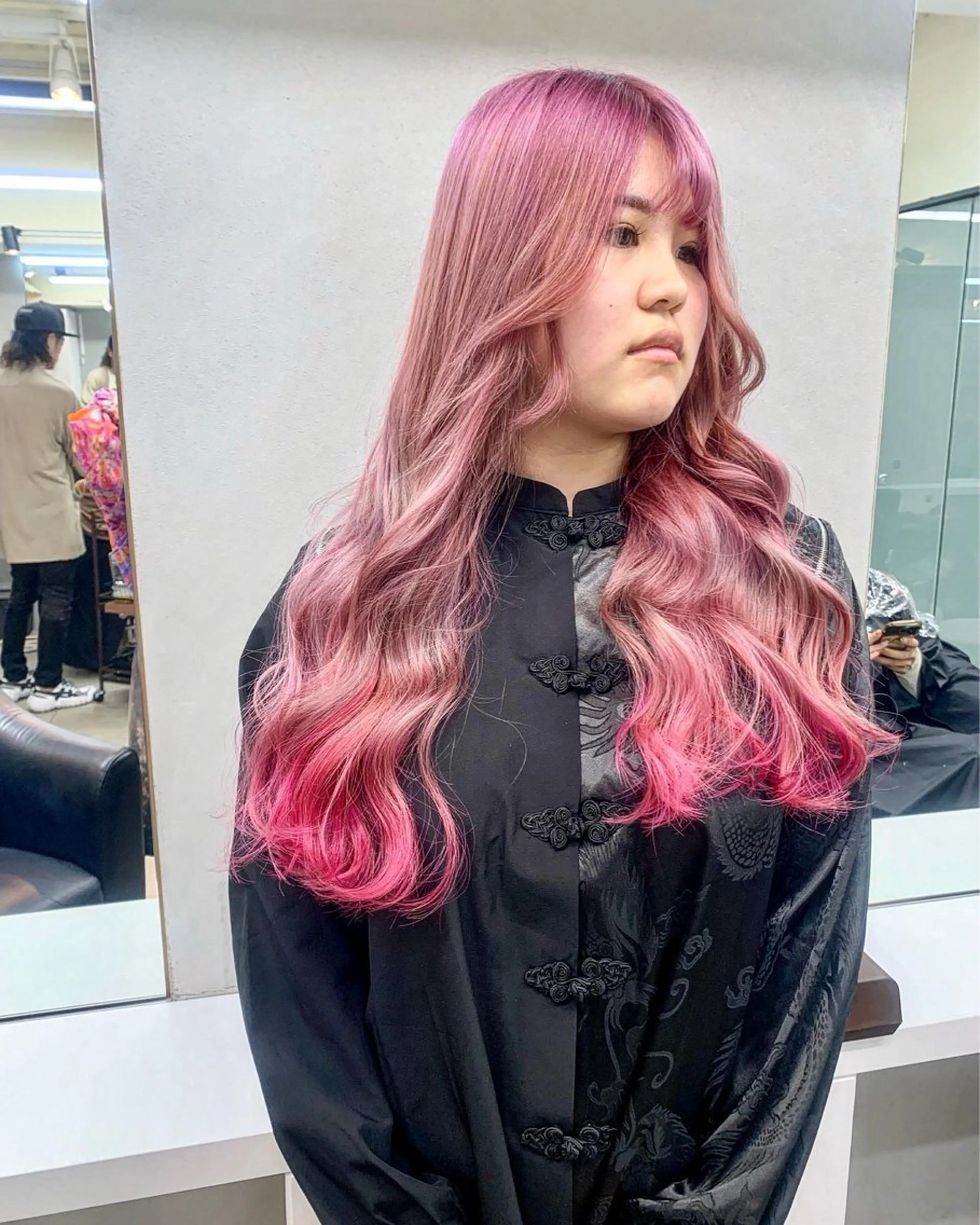 セミロング カラー ヘアアレンジ ヘアカラー トリートメント 個性爆弾💣 ダブルカラー/ゆかのヘアスタイル