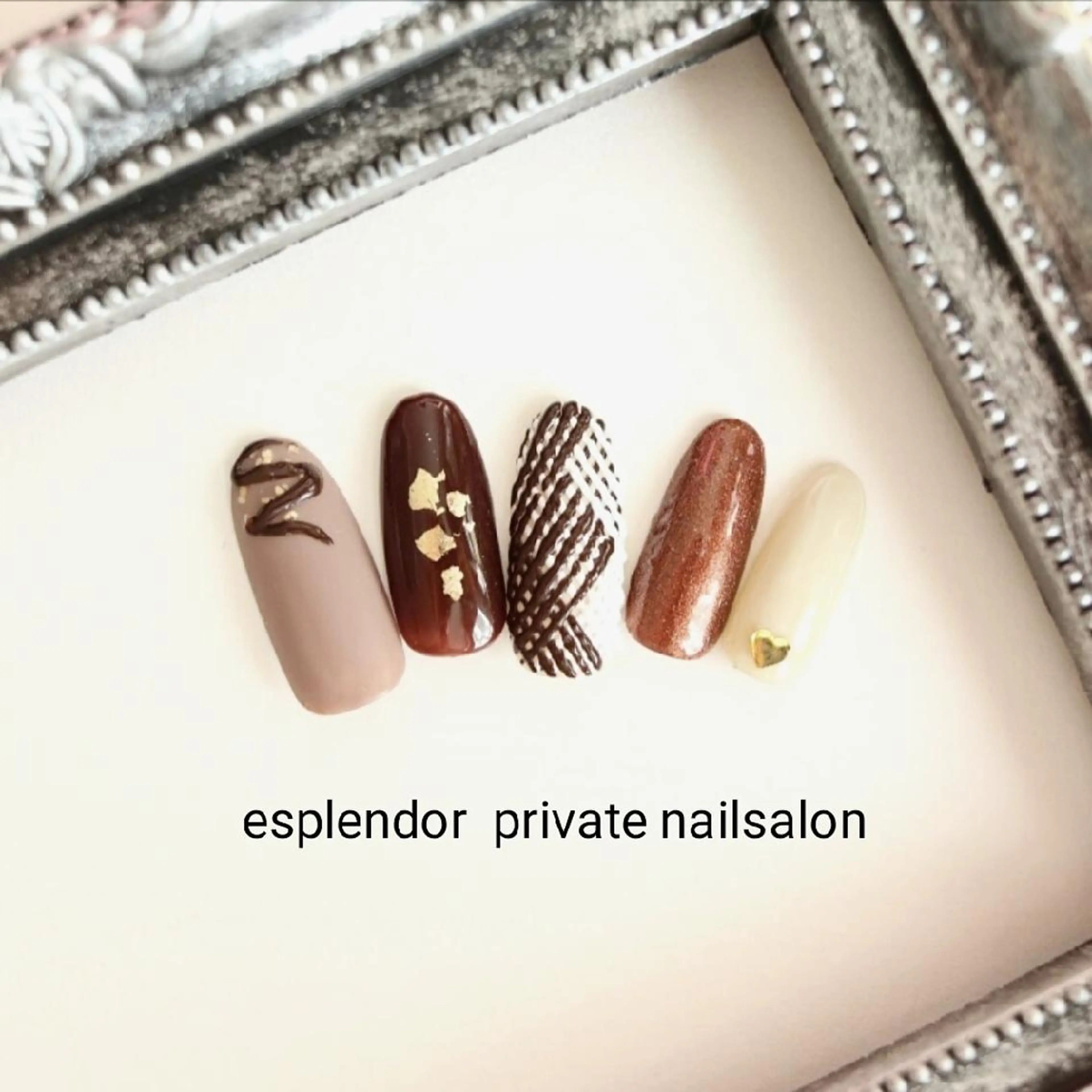 ネイル バレンタイン esplendor  小野寺のネイルデザイン