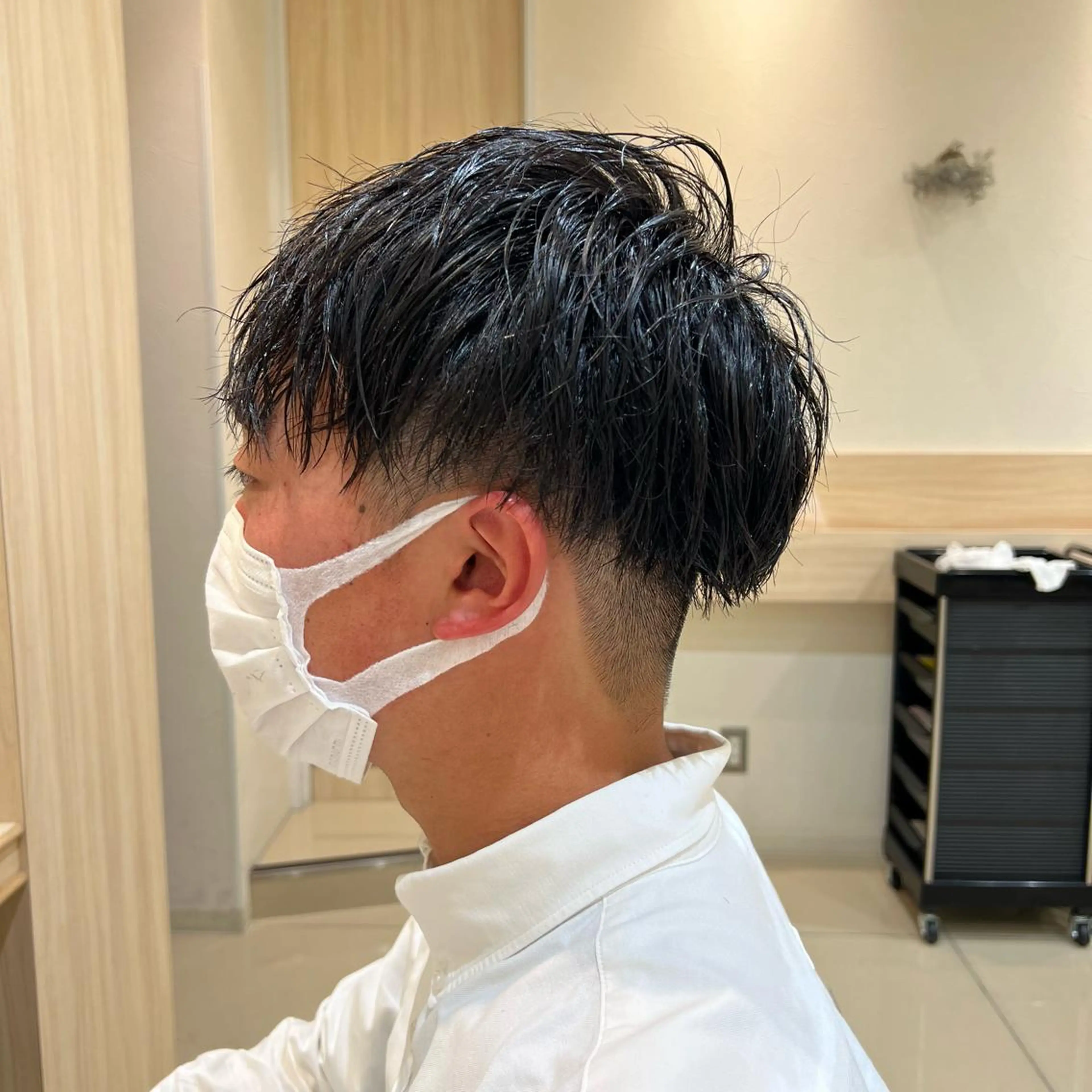 パーマ メンズ 韓国風🌷✨ 守屋紗希のヘアスタイル