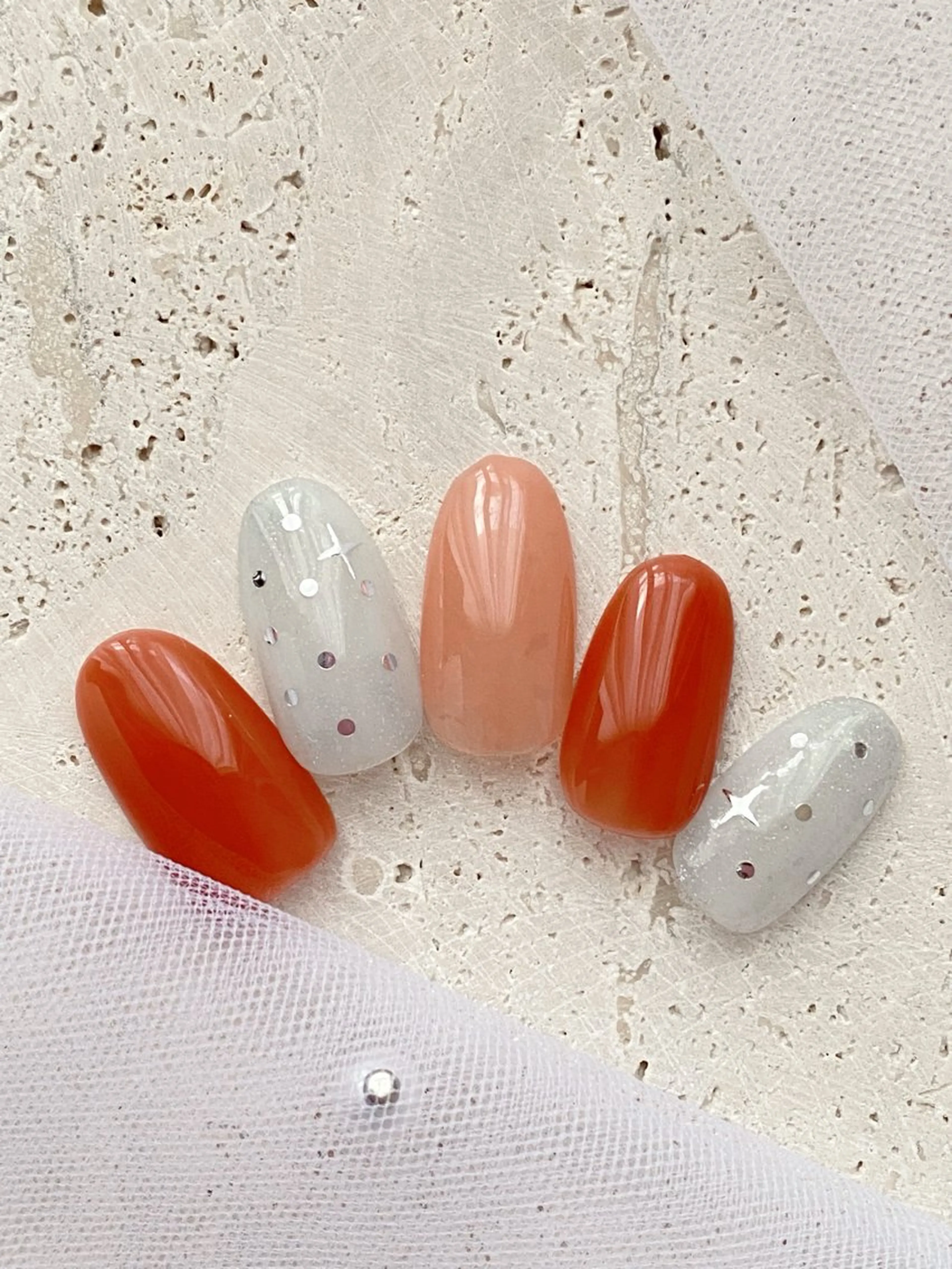 ネイル アートネイル オフィスネイル 夏ネイル iro+ nailのネイルデザイン