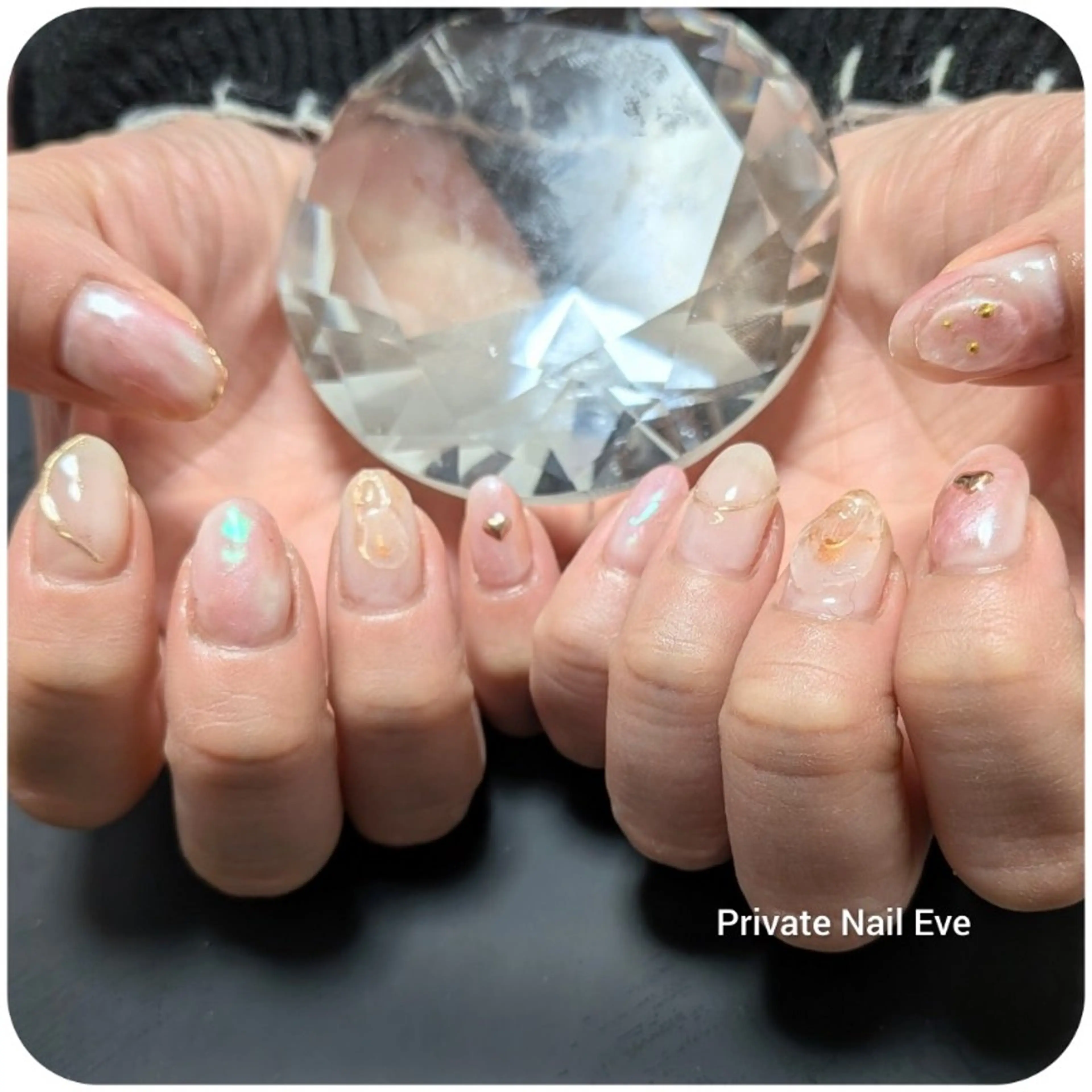 ネイル 持ち込み ニュアンスネイル ハンドネイル ネイル junkoのネイルデザイン