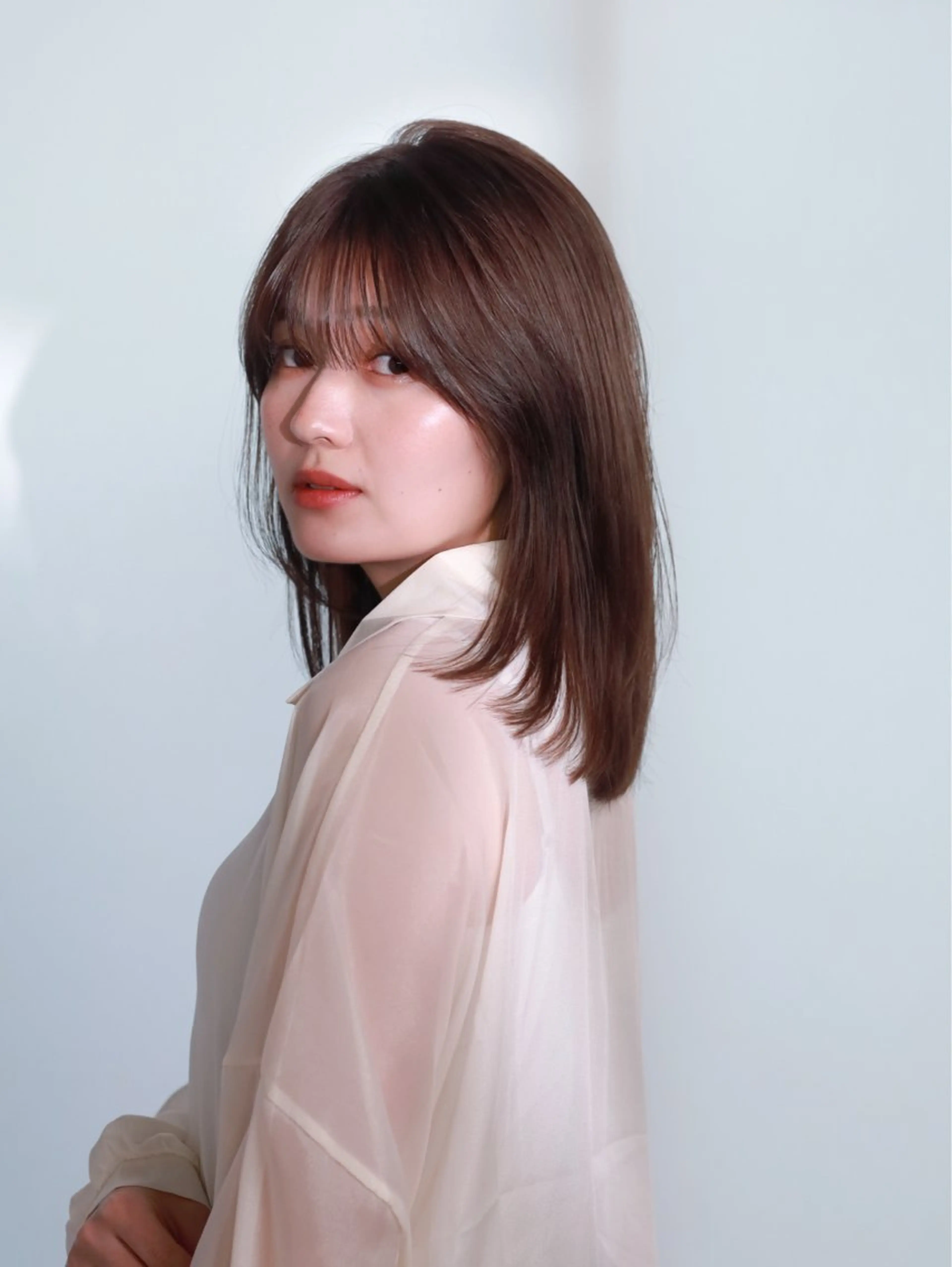 ロング カラー ベージュカラー 透明感カラー モカベージュ レイヤーカット 柔らかいレイヤー🌿 大人ヘア/みっきーのヘアスタイル