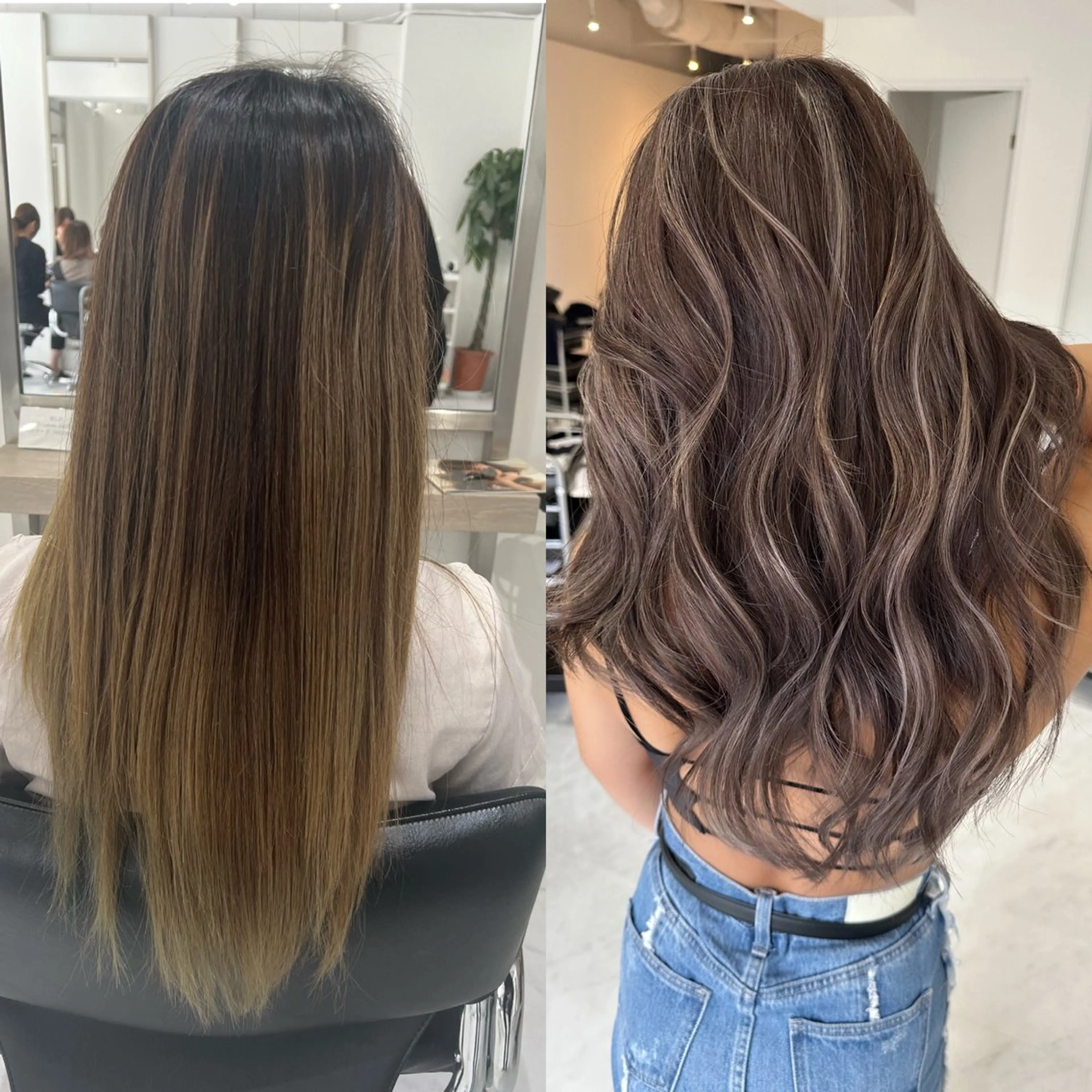 カラー カット ヘアカラー レイヤーカット 早崎太生のヘアスタイル