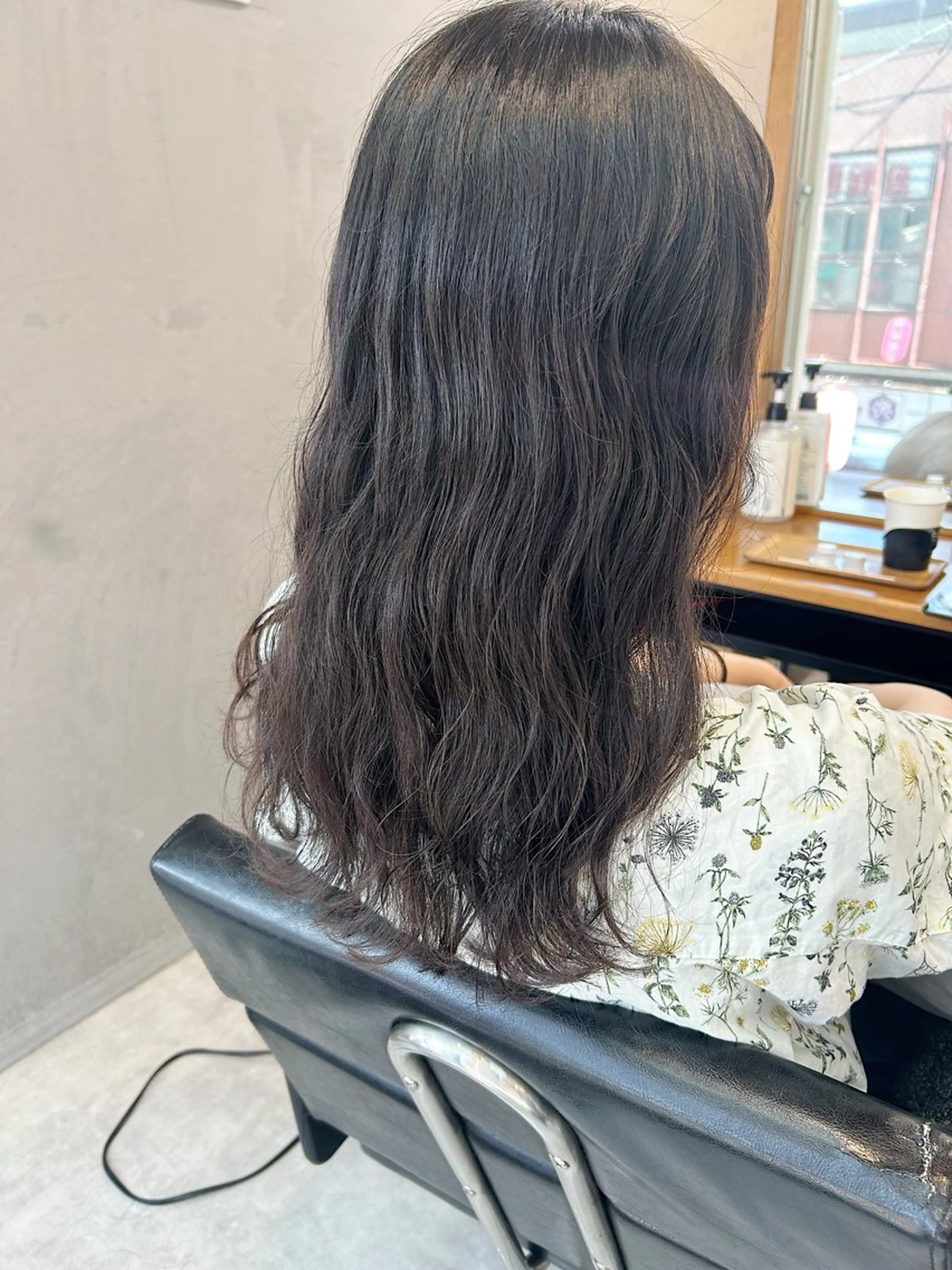 ロング パーマ 長井 美佳のヘアスタイル