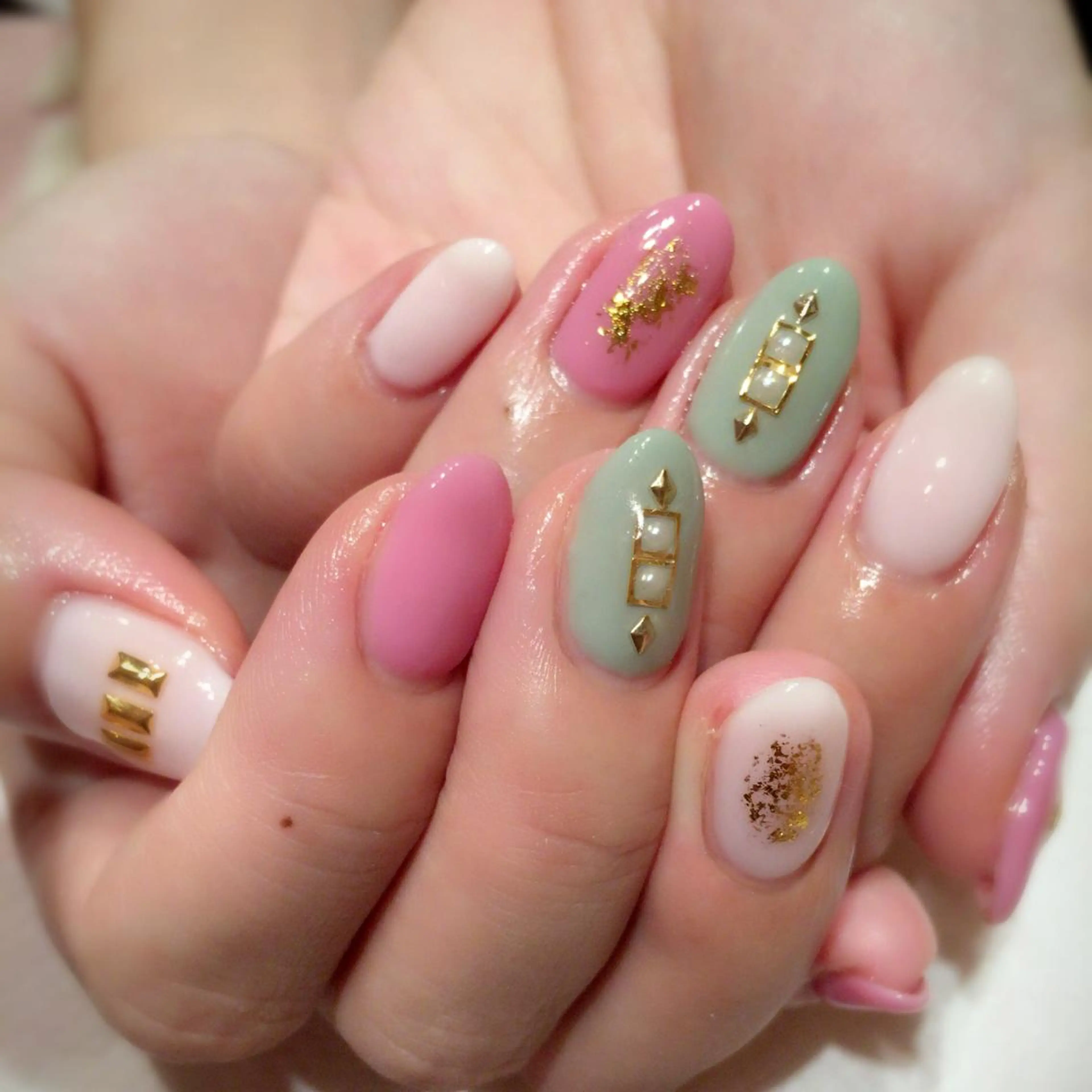 ネイル 春ネイル Nailroom Mocaのネイルデザイン
