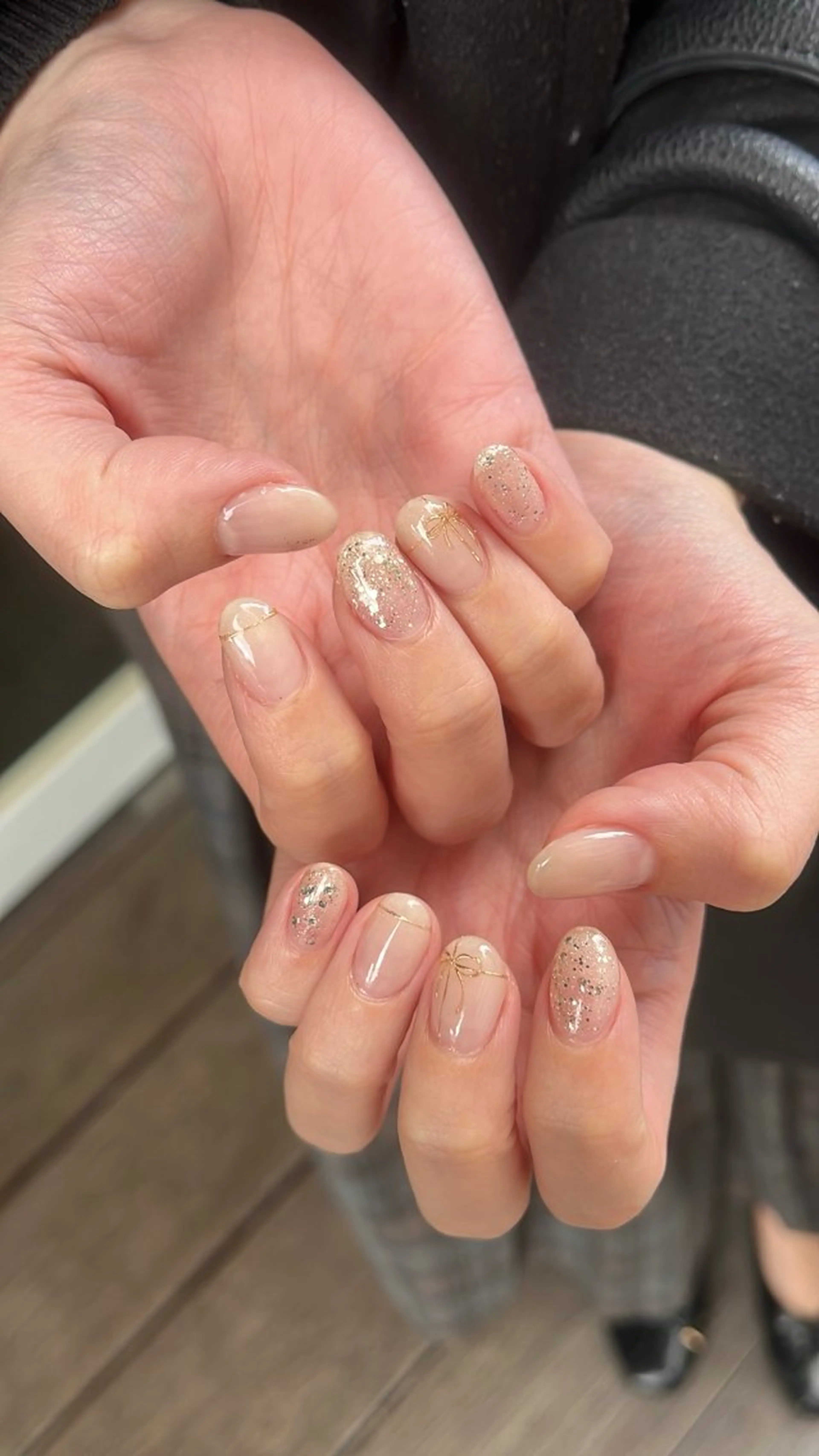 ネイル ニュアンスネイル シンプルネイル ハンドネイル SAKU nail 作島茜のネイルデザイン