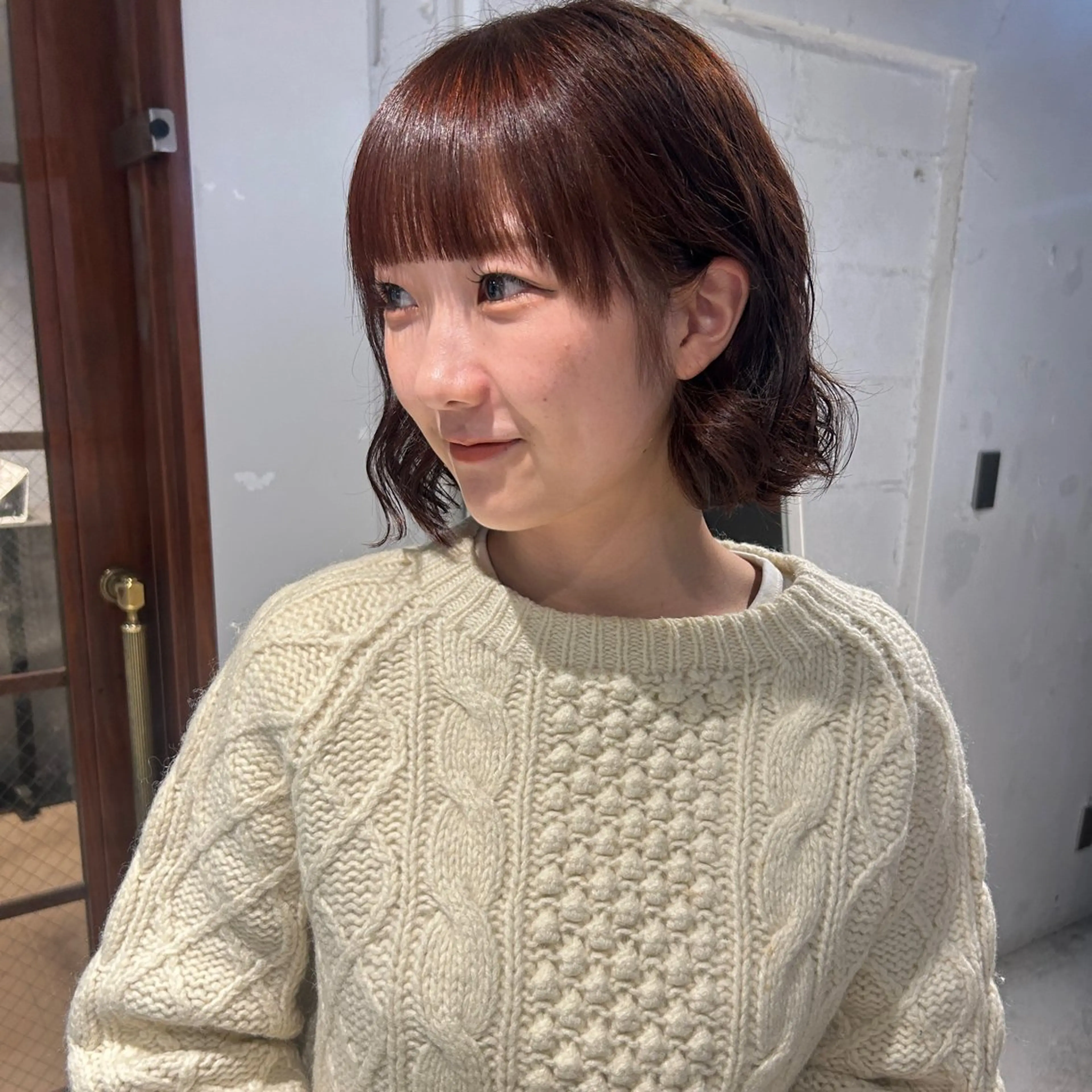 ショート パーマ カット パーマ カットモデル募集中 🪐✩ 大久保 那奈のヘアスタイル