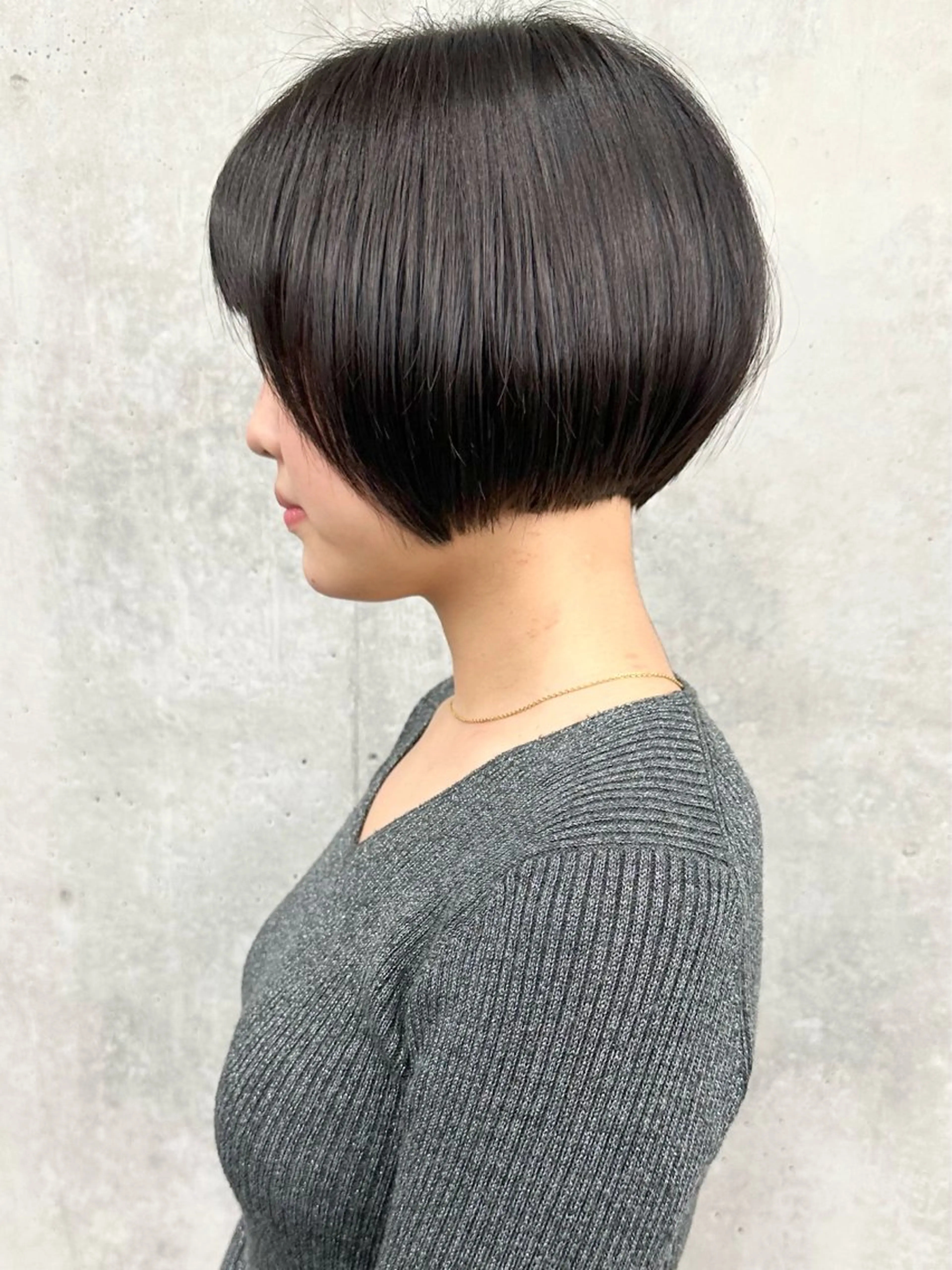 ショート カット ヘッドスパ ボブ/ゆるふわ ボブパーマ/とういのヘアスタイル