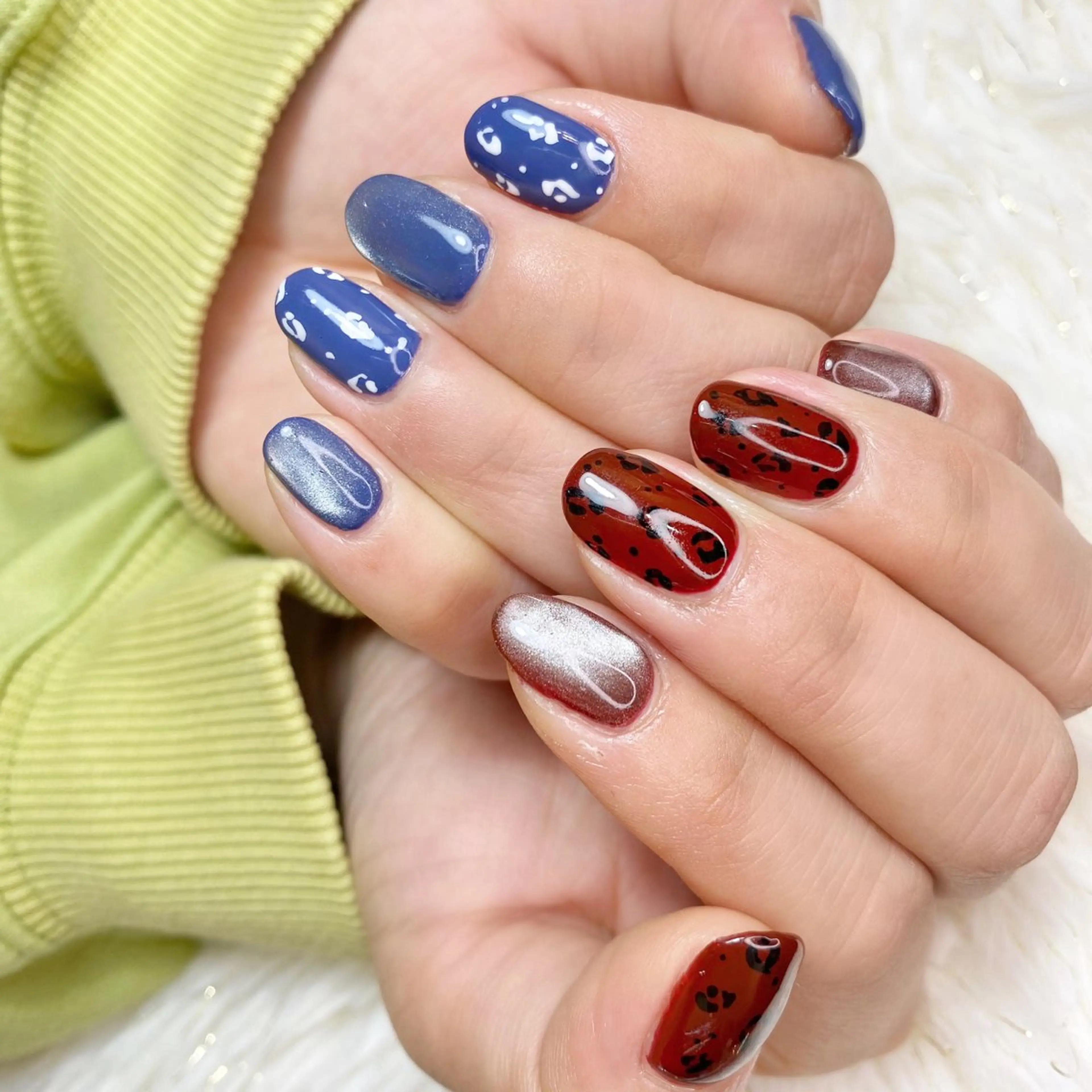 ネイル マグネットネイル ハンドネイル Yu-Ri (ゆうり)のネイルデザイン