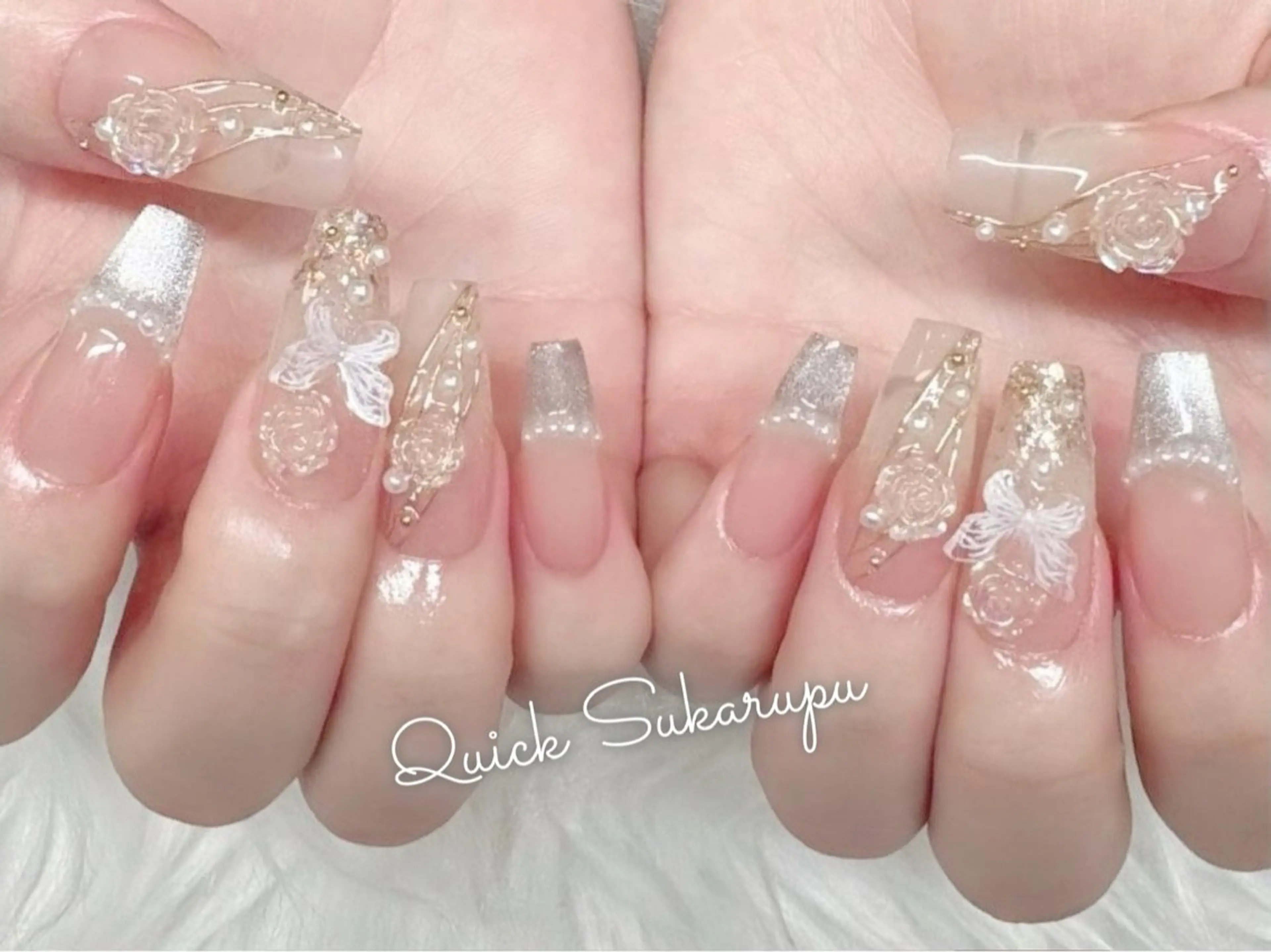 ネイル ハンドネイル Quick Sukarupu新宿のネイルデザイン