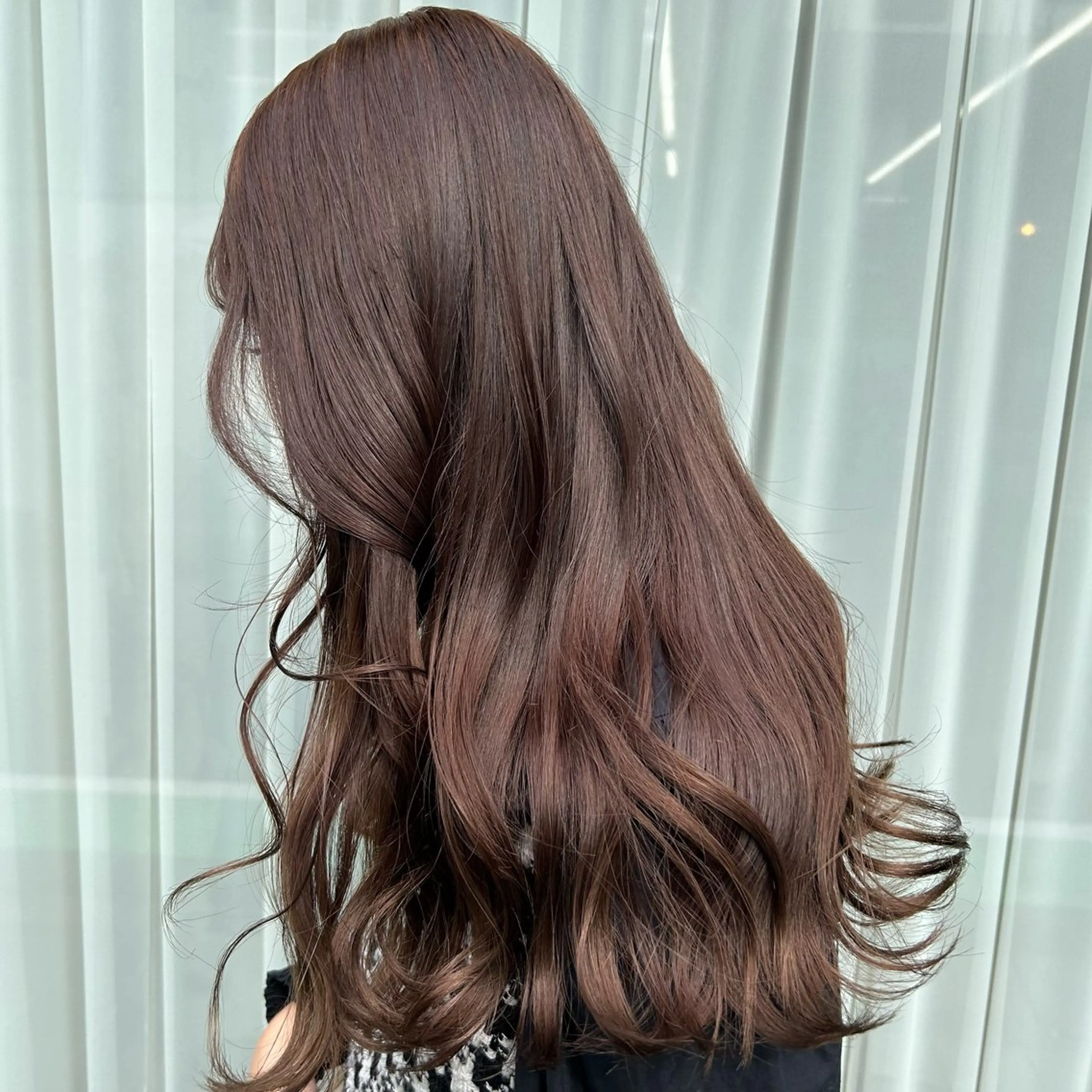 ロング ヘアカラー トリートメント LOE Yuuka/42🩵のヘアスタイル