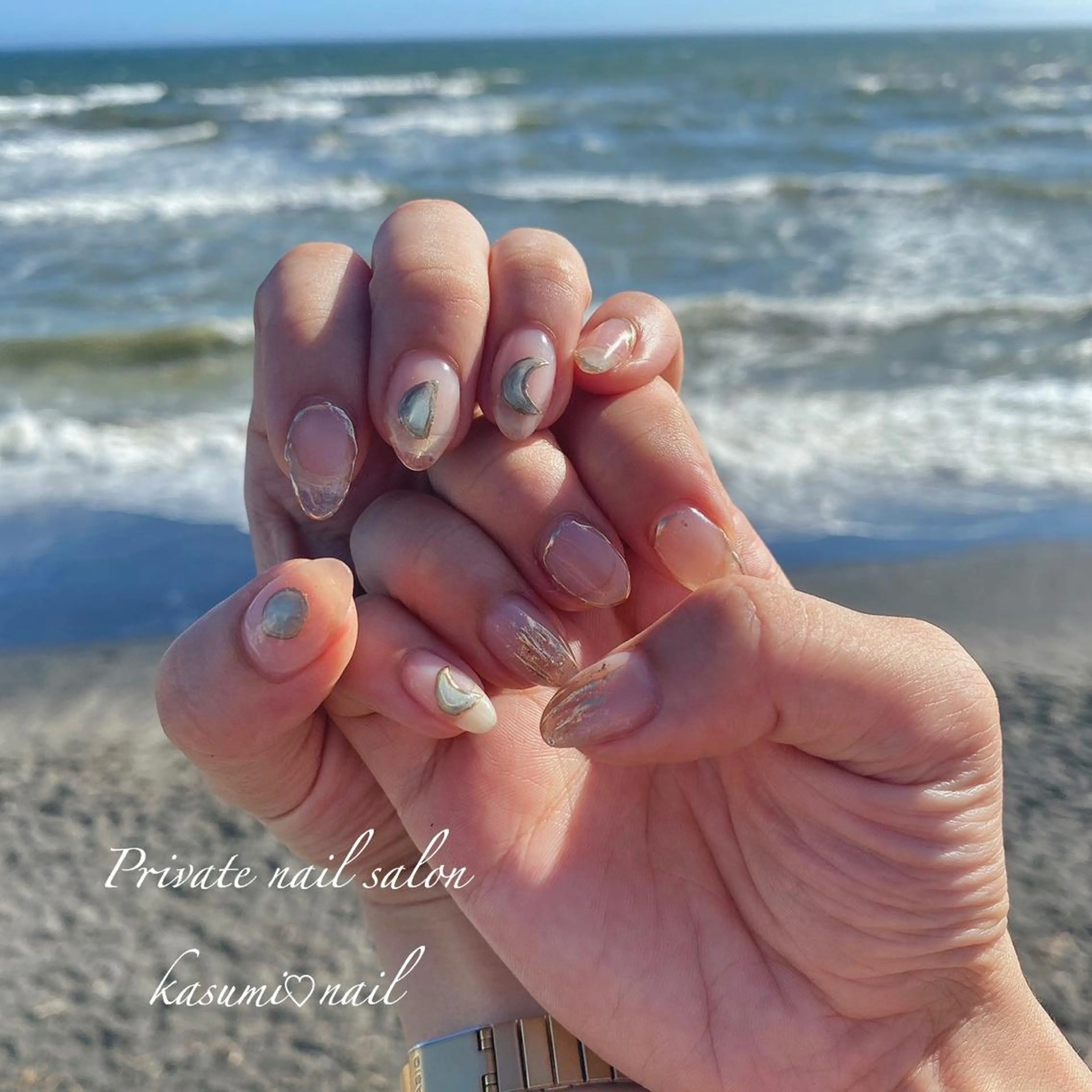 ネイル アートネイル フットネイル ジェルネイル マグネットネイル 大理石ネイル(マーブル) KASUMI♡ Nailのネイルデザイン