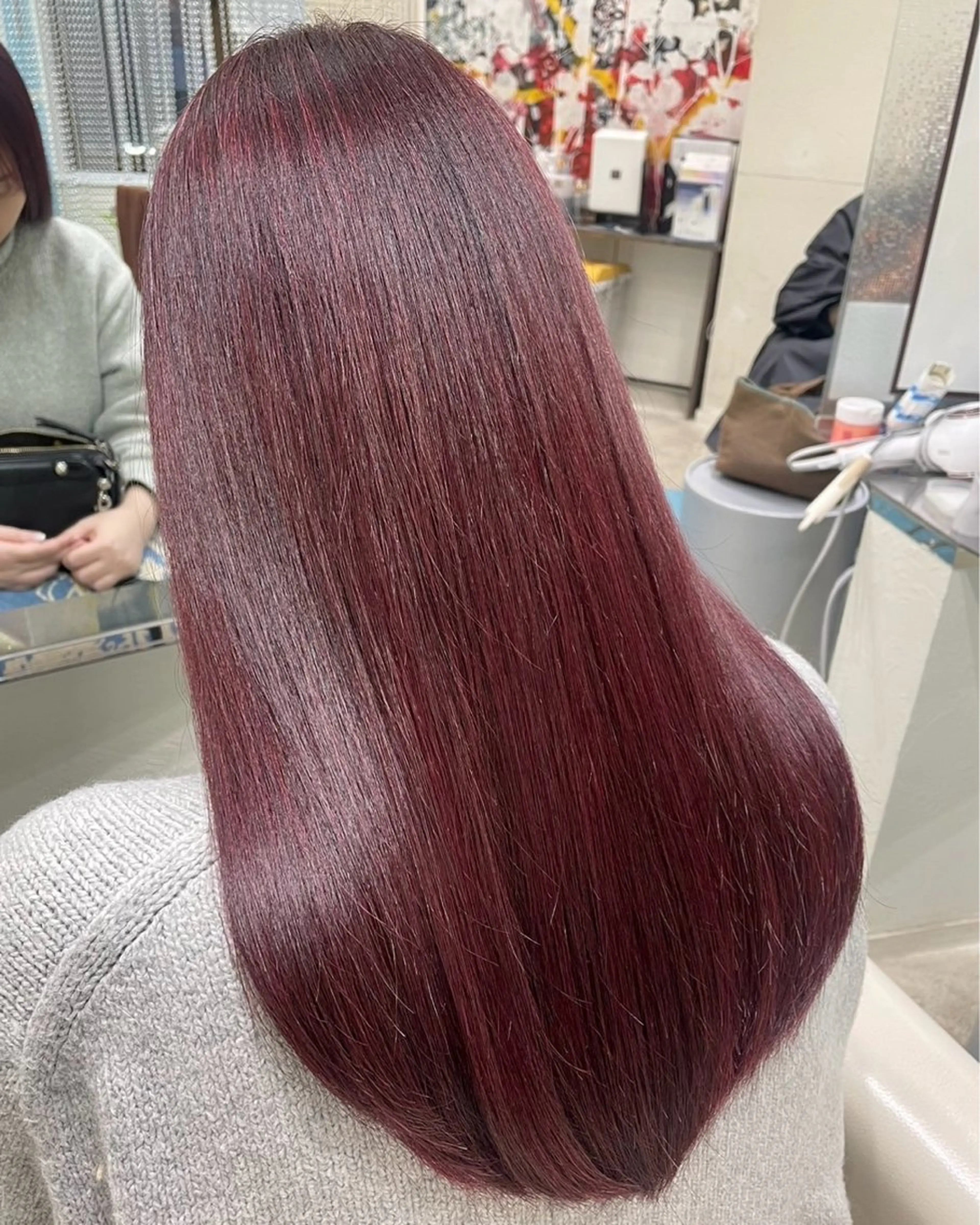 パサつき、髪のダメージが気になる方はこちら💚究極の髪質改善トリートメント＋艶カラー🌿の写真