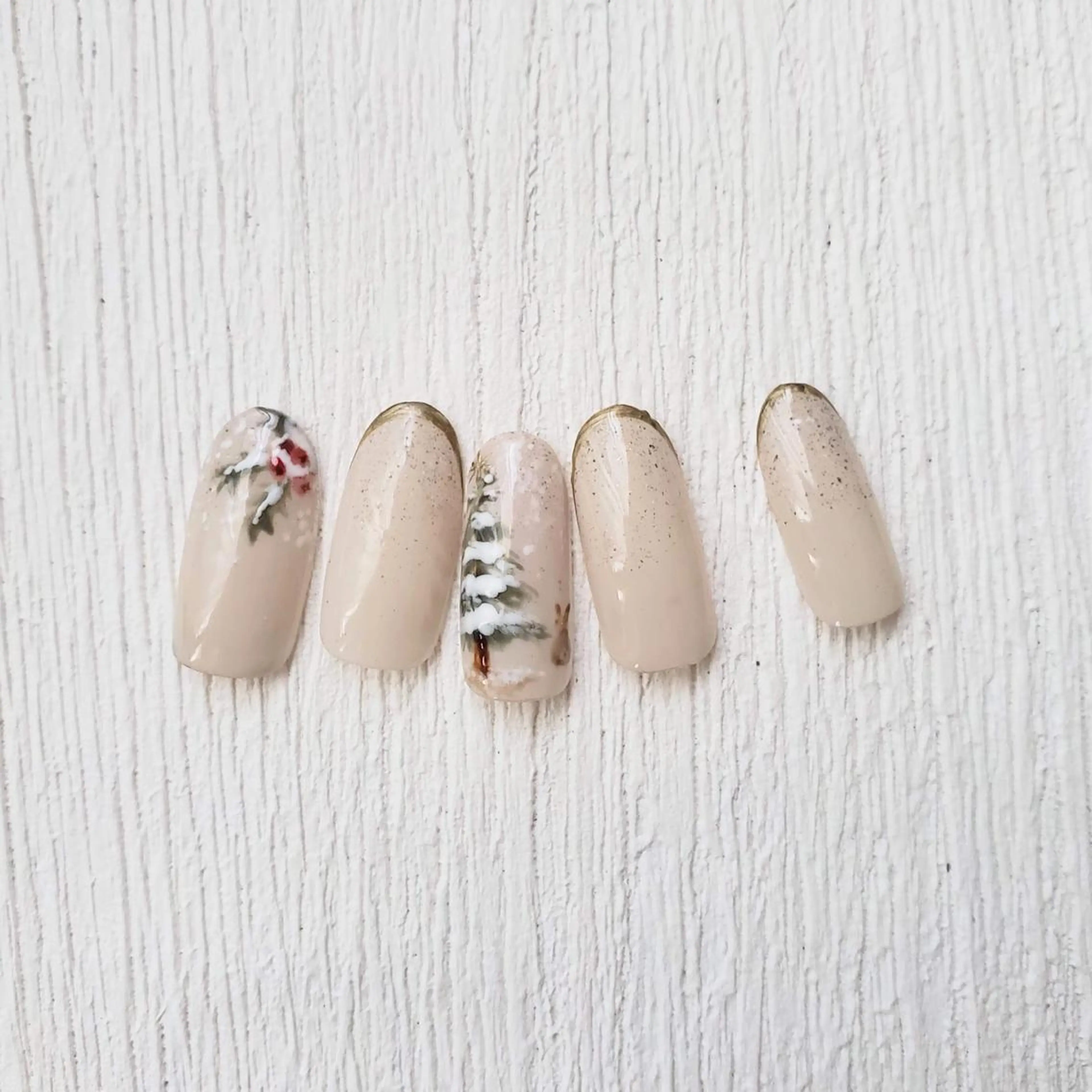 ネイル 冬ネイル クリスマス ネイリスト モリシタのネイルデザイン