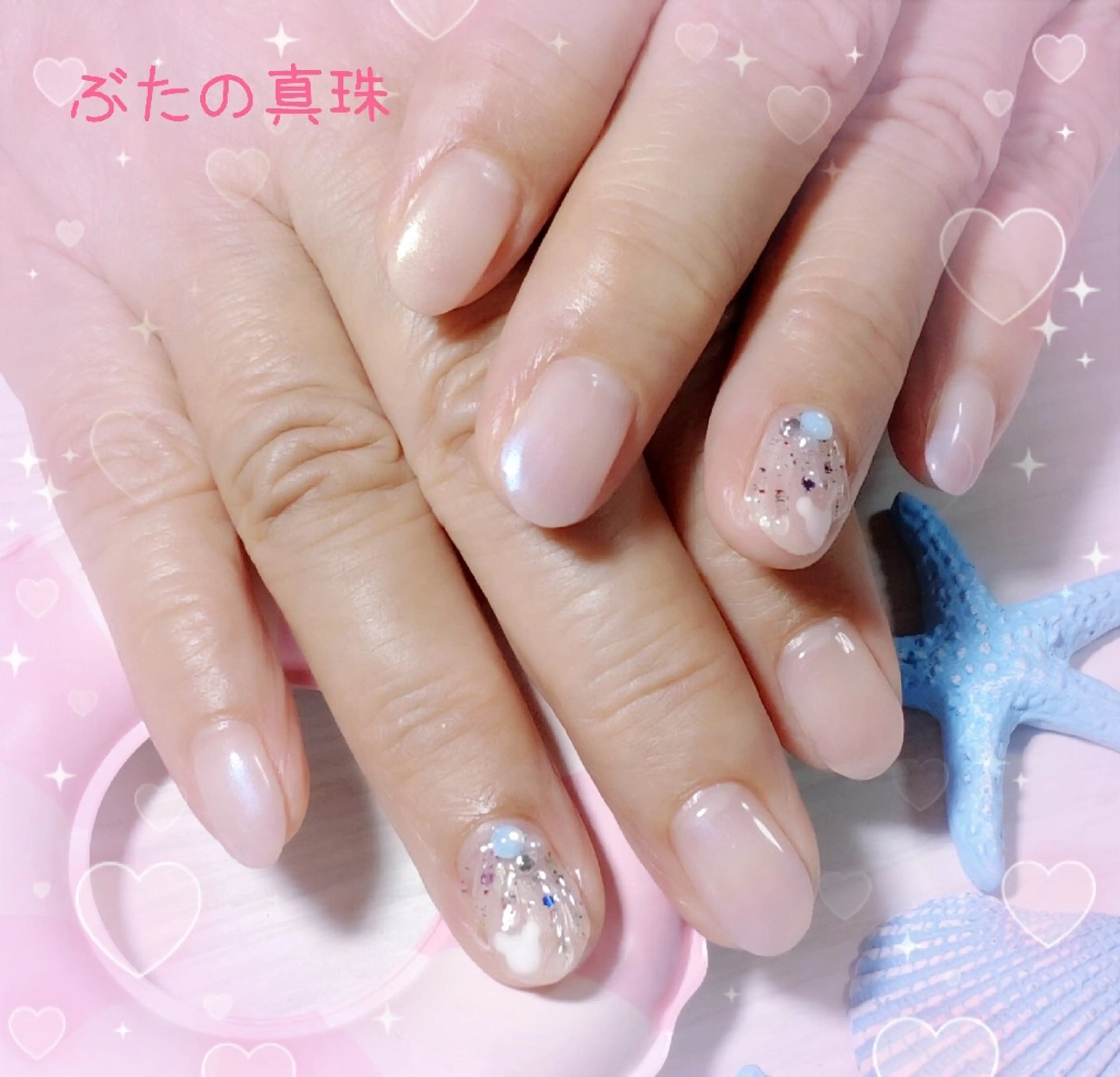 ネイル ハンドネイル 林 珠里のネイルデザイン