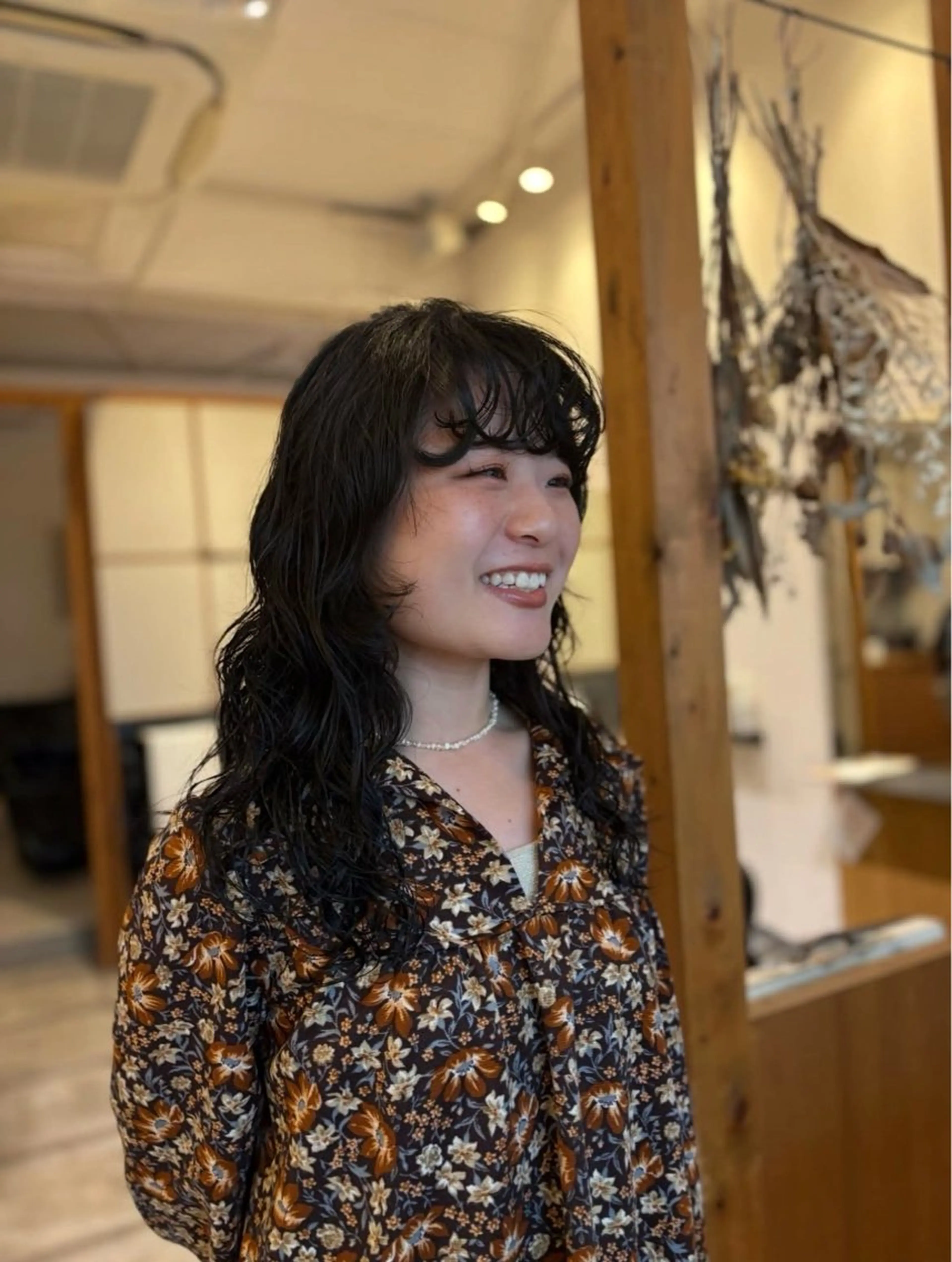 カラー アッシュ ヘアカラー 高山 桃子のヘアスタイル