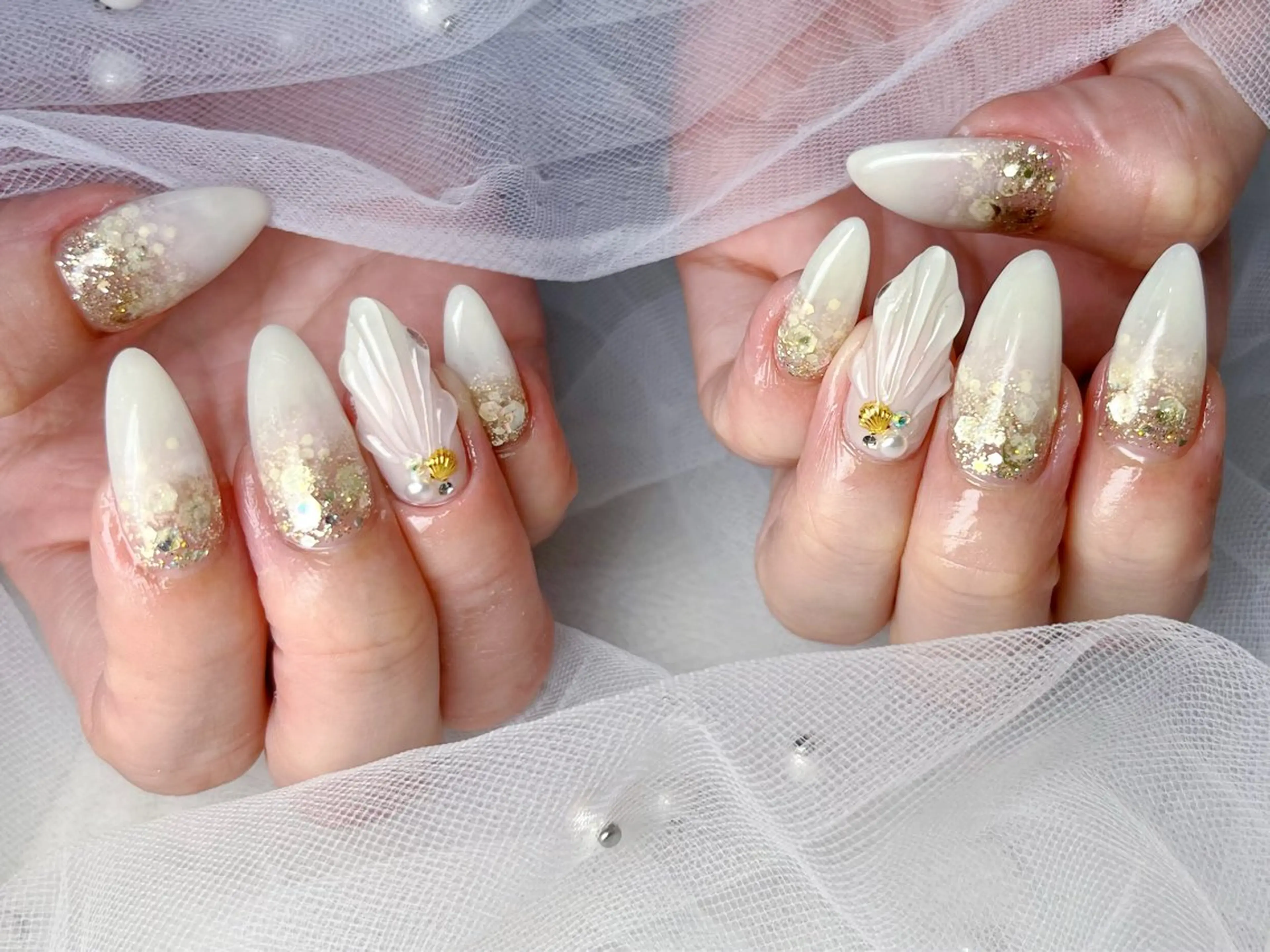 ネイル ハンドネイル Queennail 北堀江Yumiのネイルデザイン