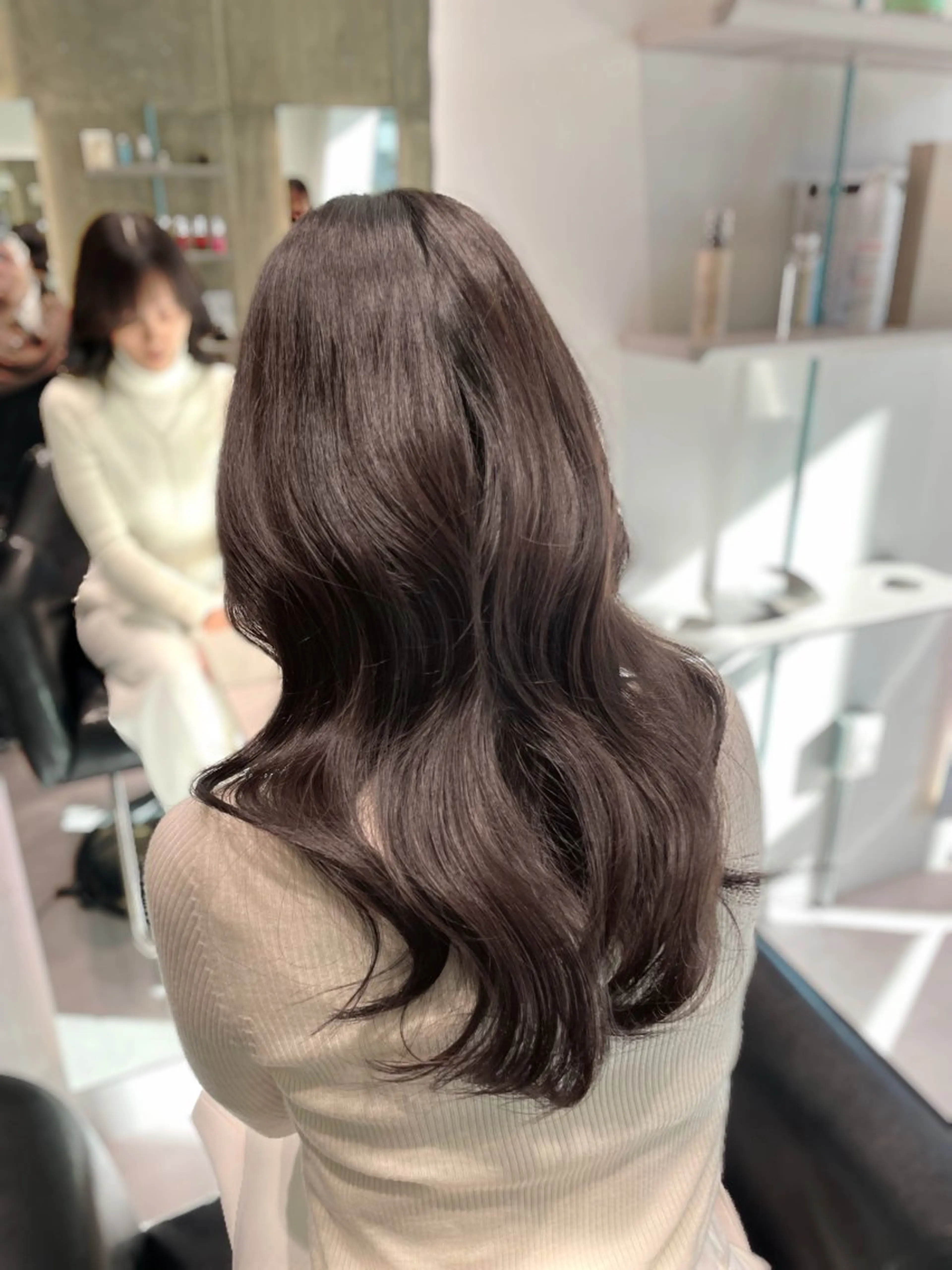 セミロング カット ヘアカラー トリートメント 寺島 圭人のヘアスタイル