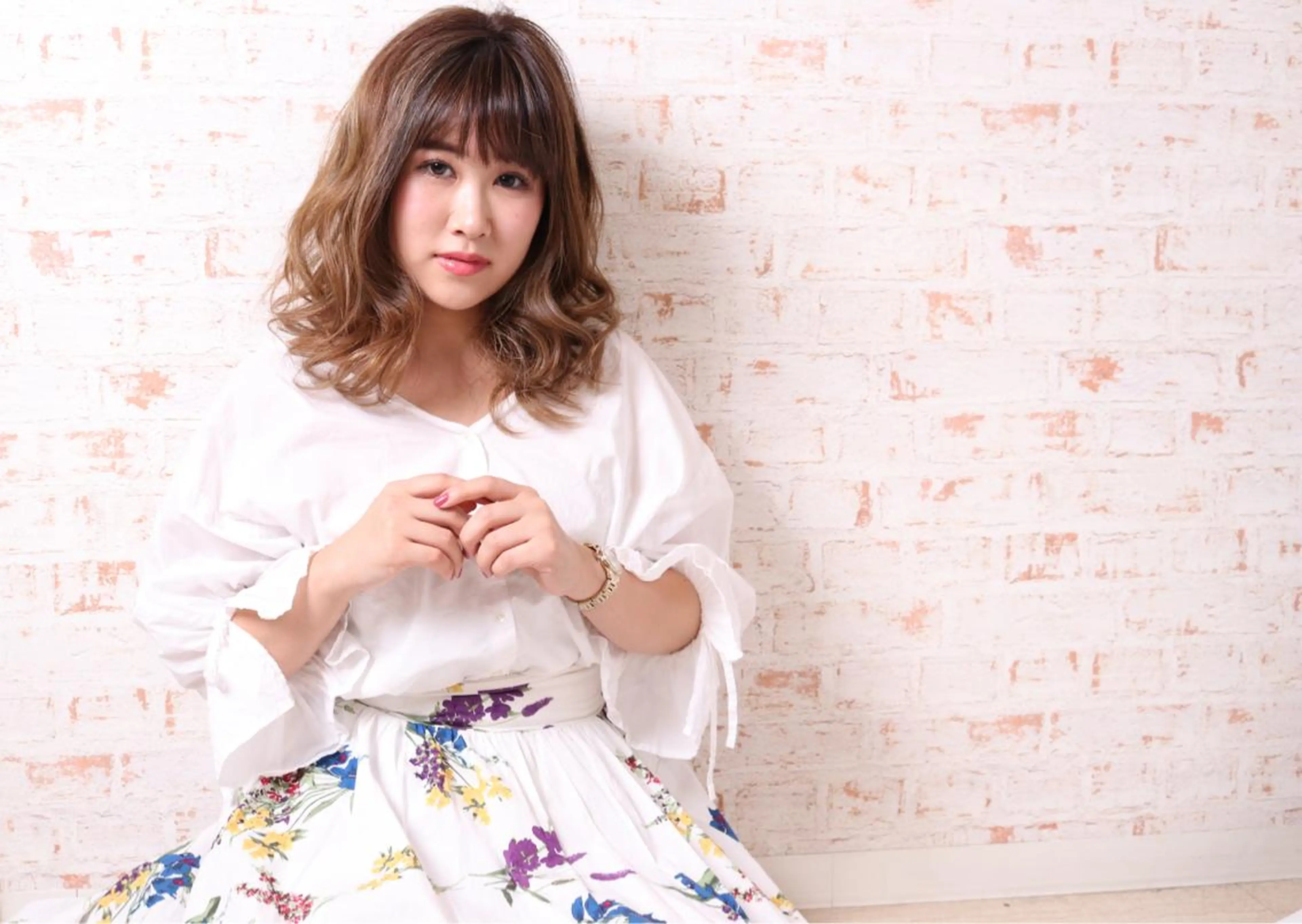 ミディアム カラー KAIzen. tomoのヘアスタイル