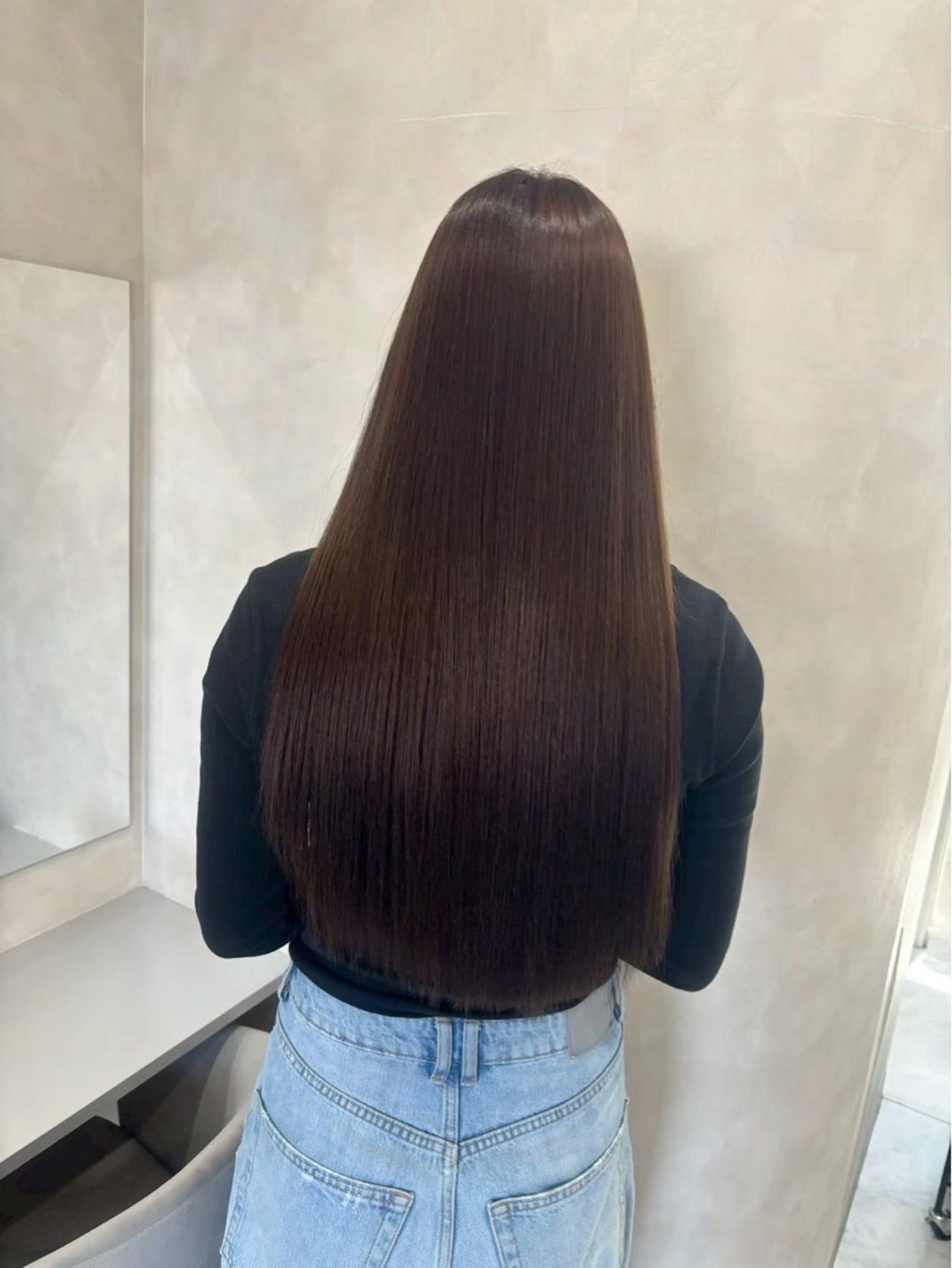 縮毛矯正 赤嶺 心音のヘアスタイル