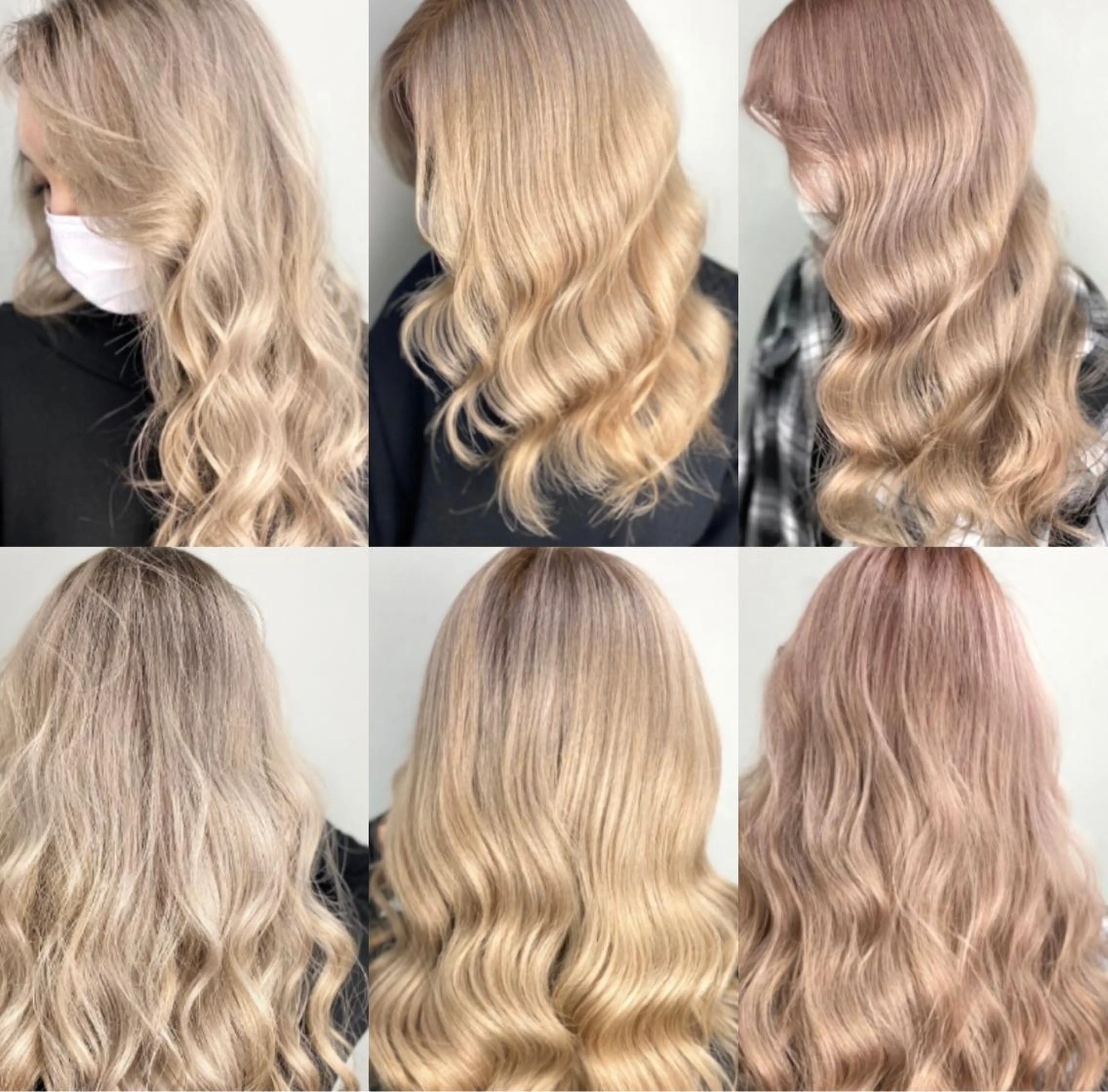 ロング カラー パーマ ヘアアレンジ キッズ ネイル マツエク・マツパ アイブロウ ヘアカラー トリートメント 🩵垢抜け確定🩵 ハイトーン特化🩵のヘアスタイル