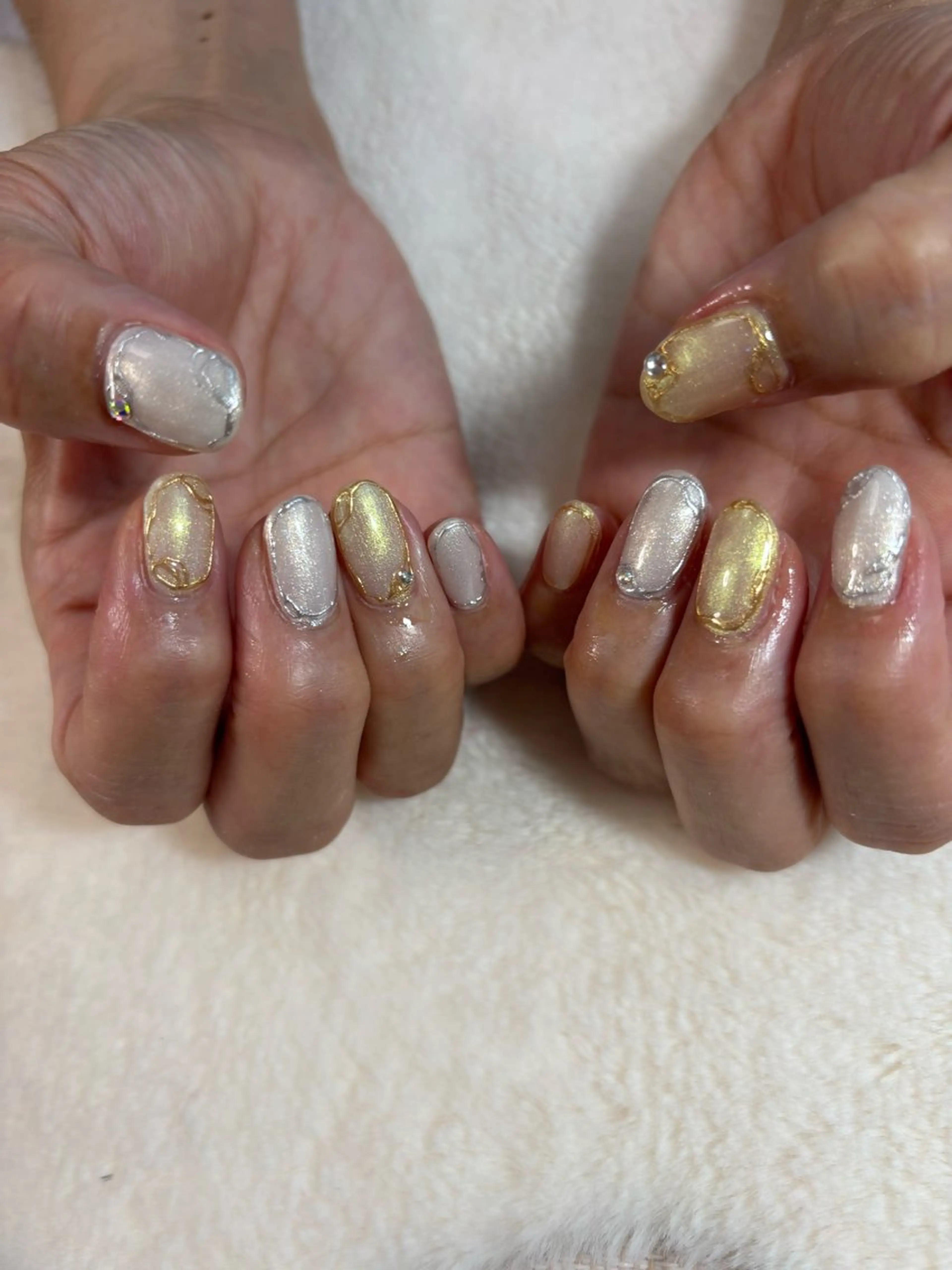 ネイル アートネイル ミラーネイル ハンドネイル Coconail 恭子のネイルデザイン