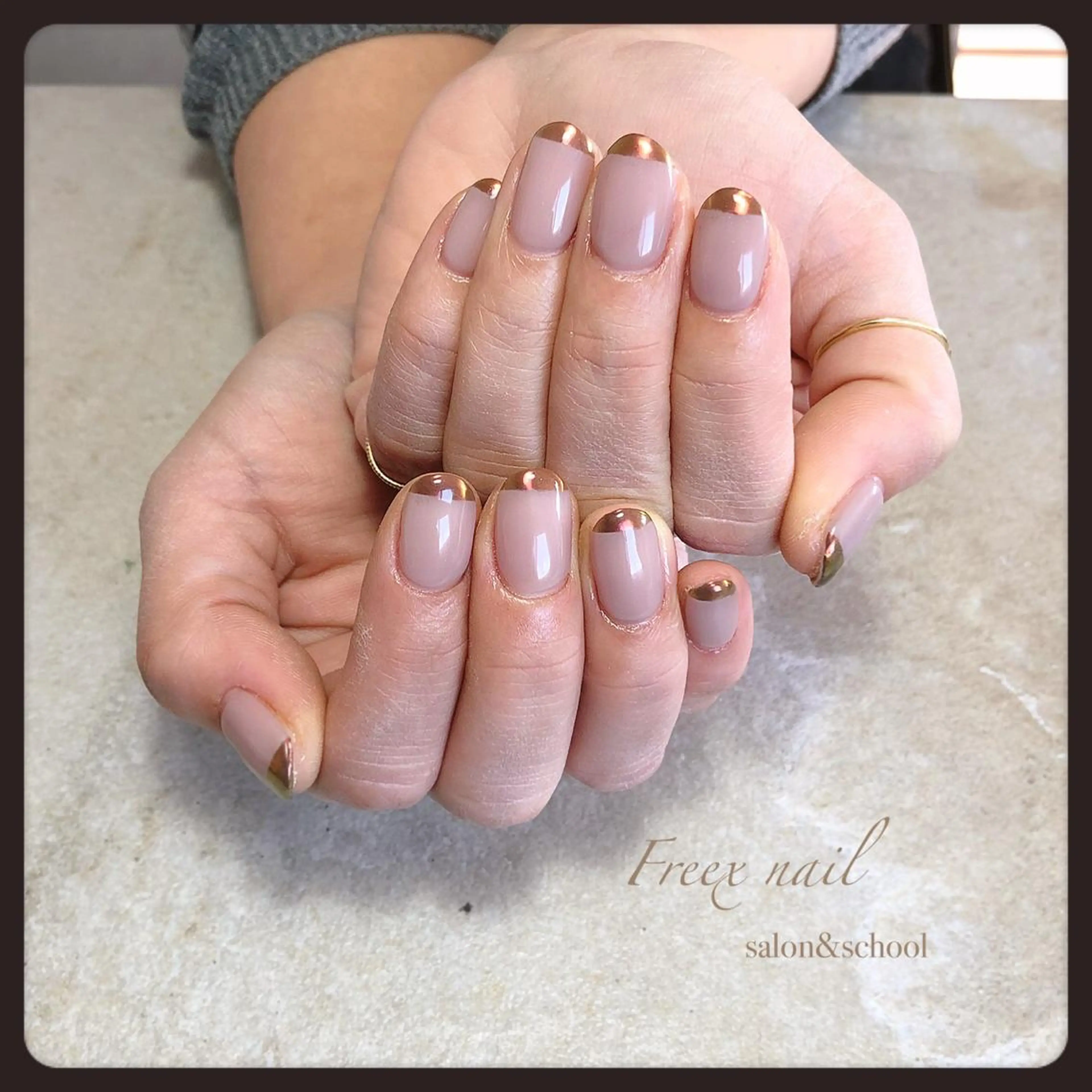 ネイル ミラーネイル freex nail /ニュアンス/個性派のネイルデザイン