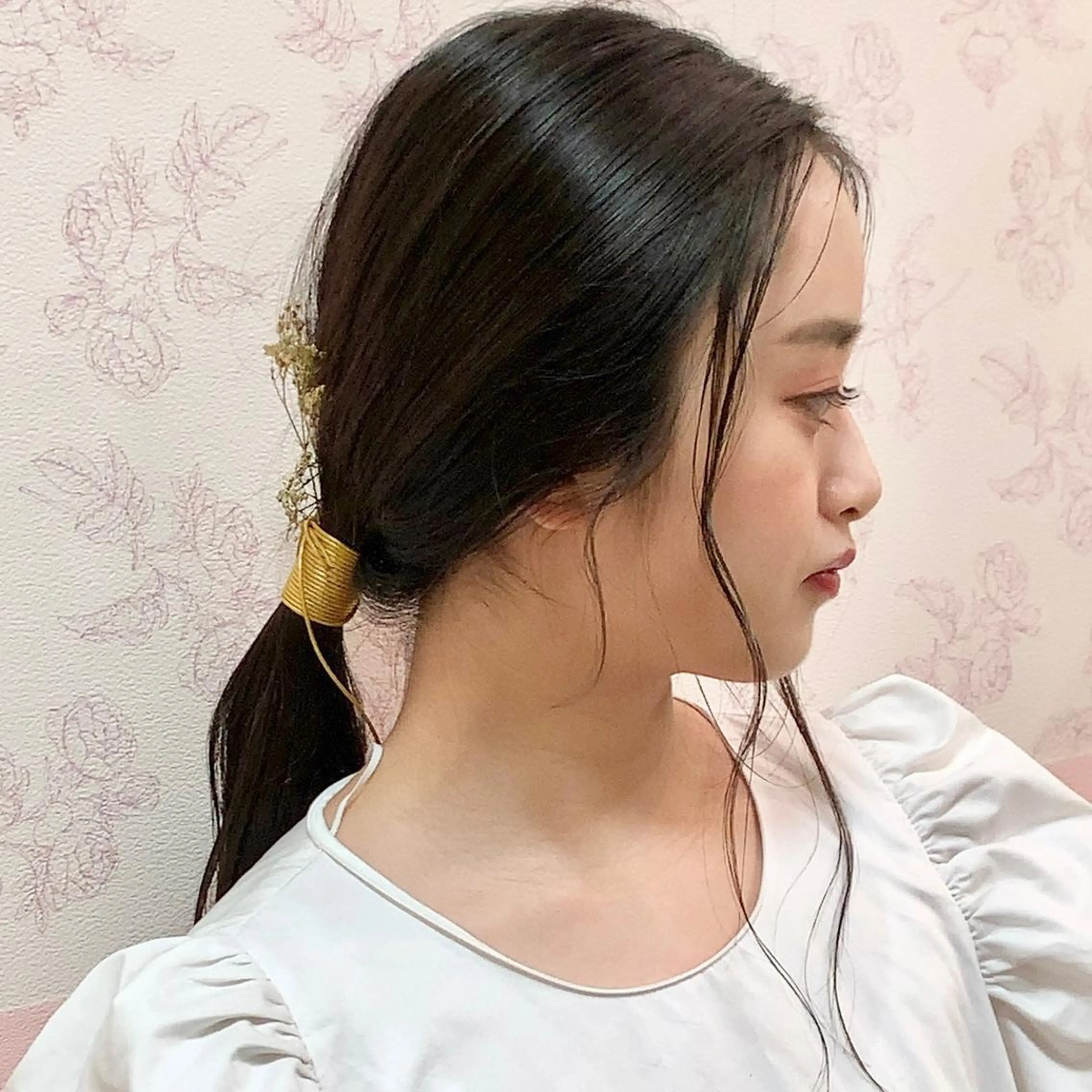 ミディアム ヘアアレンジ 山田 里美のヘアスタイル