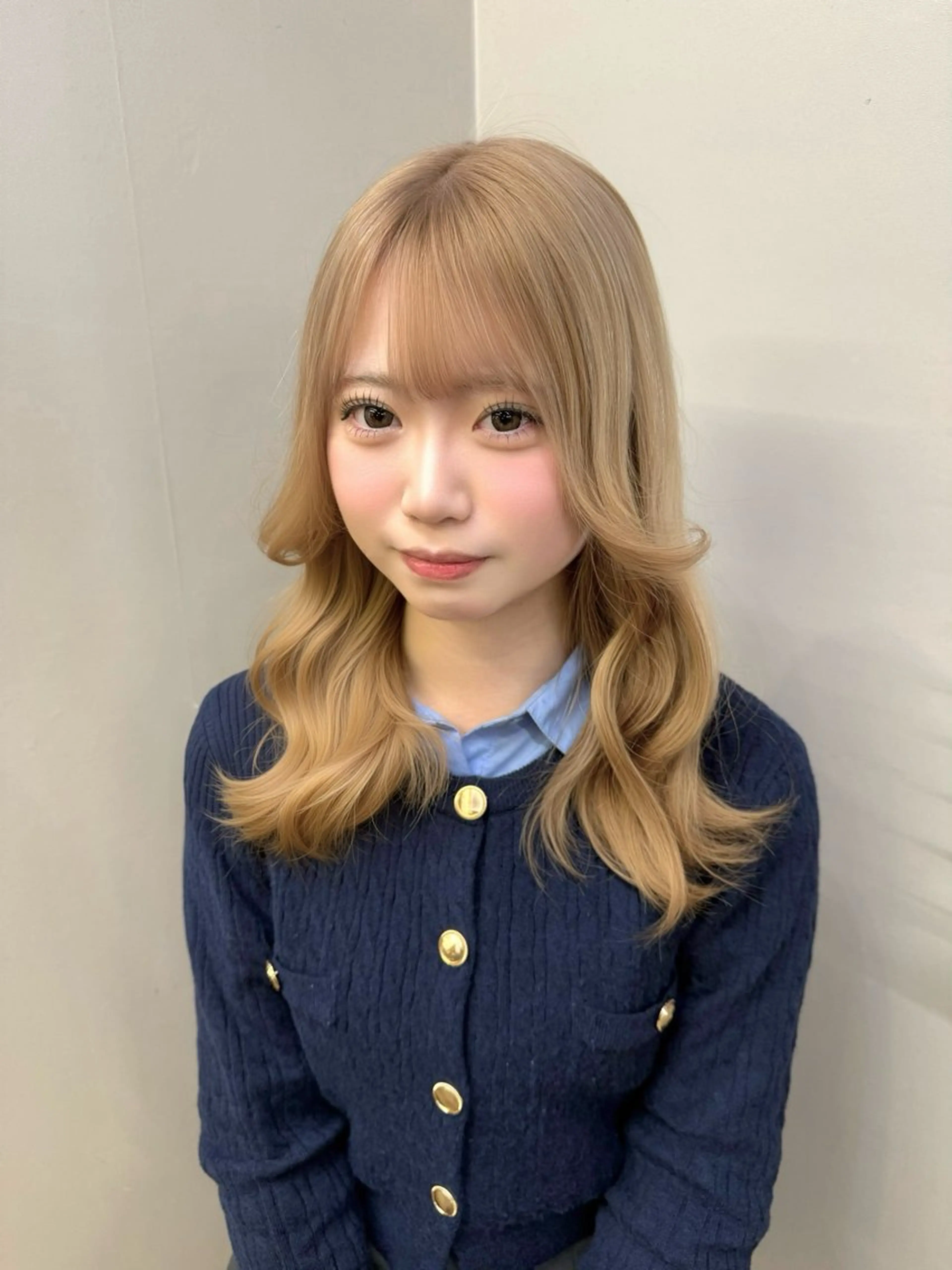 セミロング カラー ヘアカラー カラー特化/ブリーチ 梅田中崎町/あかりのヘアスタイル