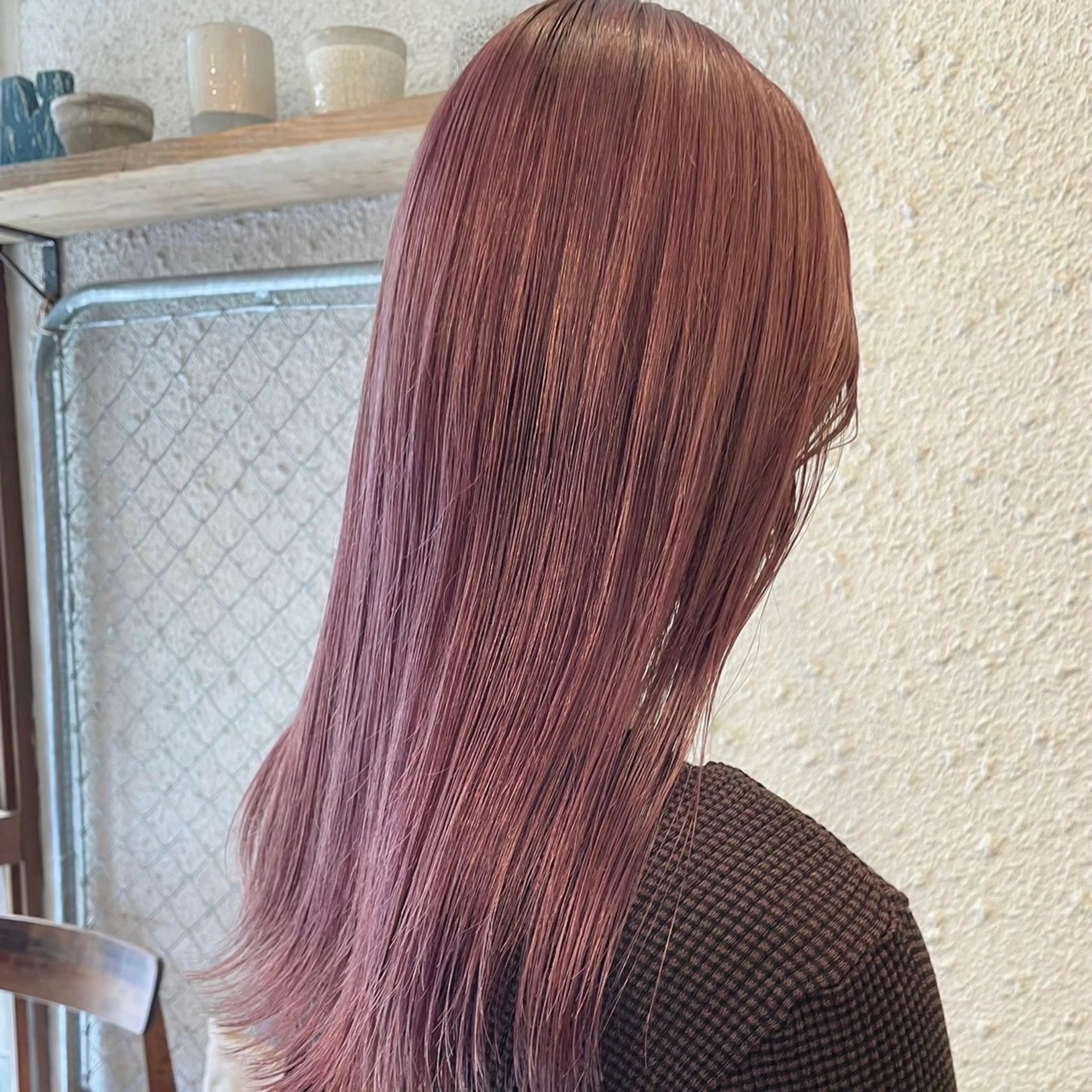 ミディアム カラー うる艶カラー /縮毛矯正✨レオンのヘアスタイル