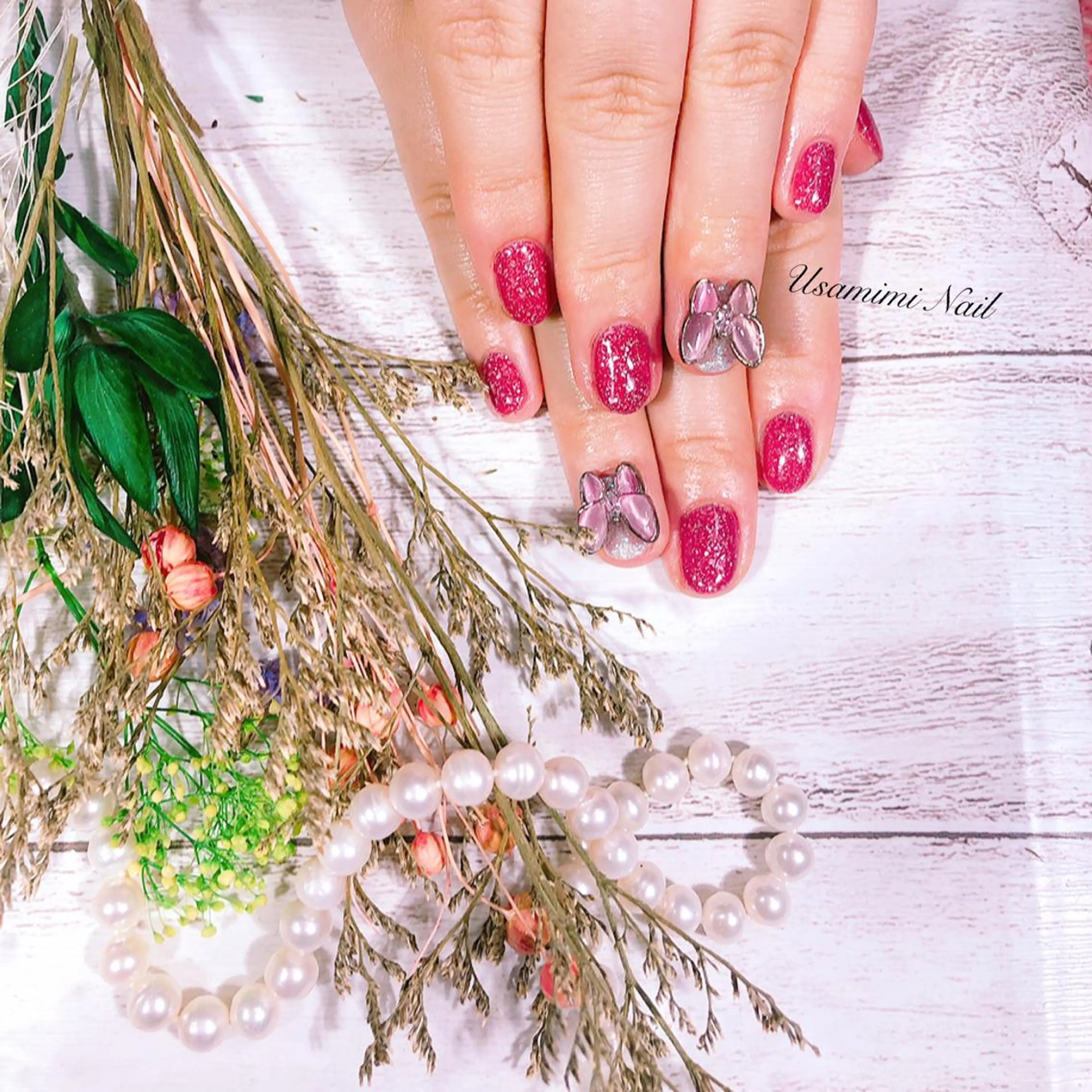 ネイル ハンドネイル USAMiMi 🐰💕のネイルデザイン