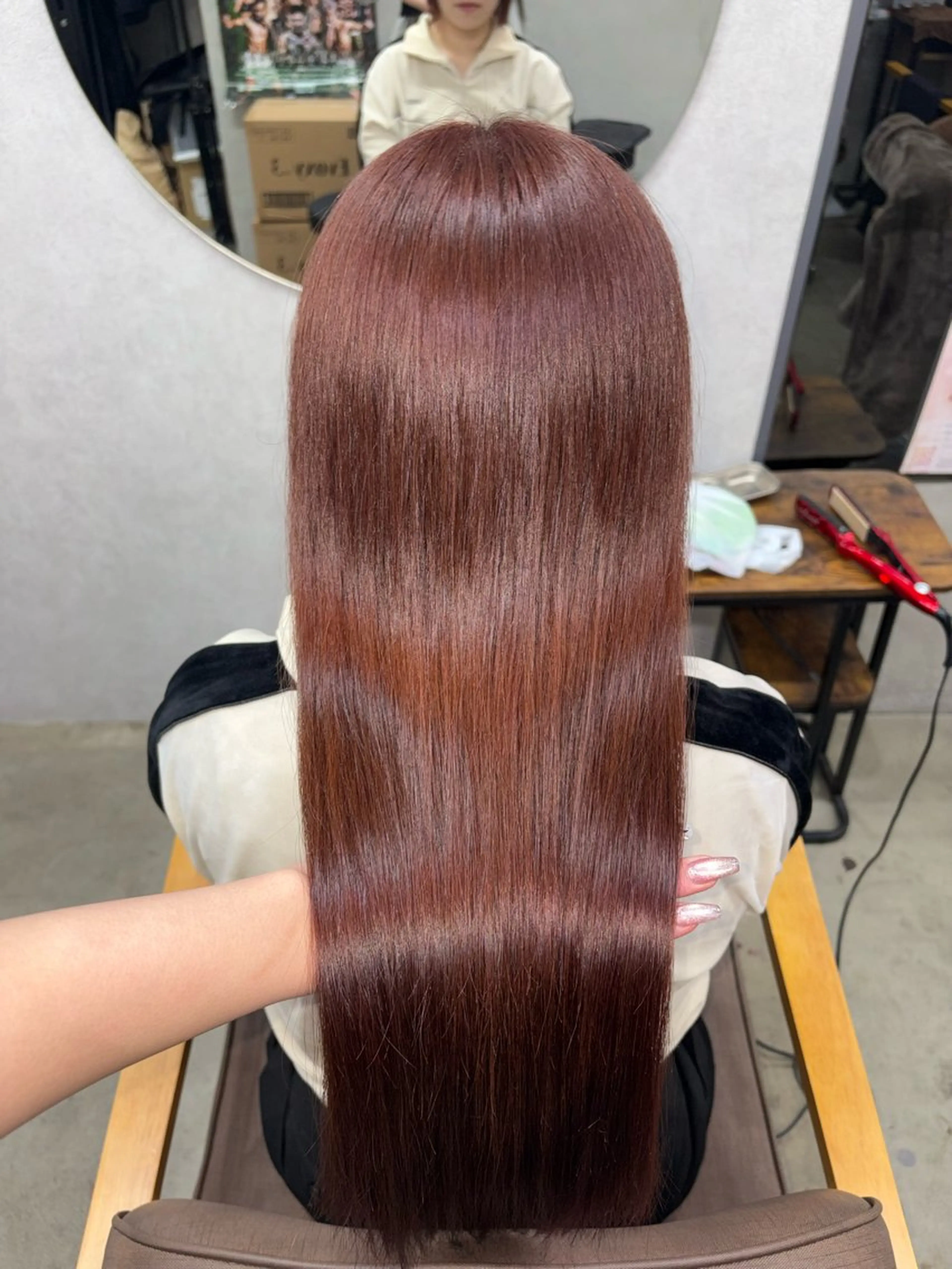 ロング カラー ヘアカラー トリートメント 天神/ハイトーン/艶 カラー/Miharuのヘアスタイル