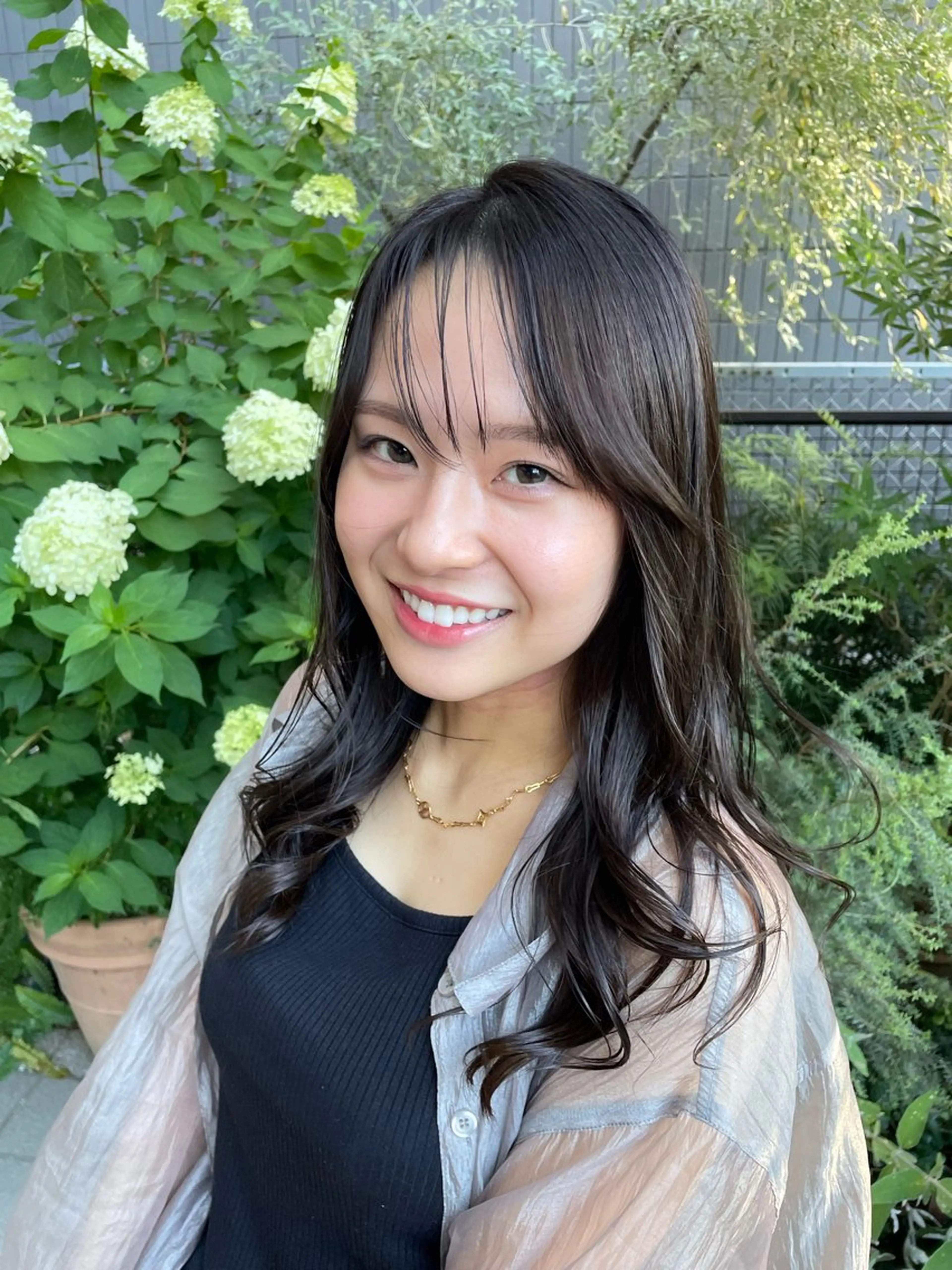 セミロング カット ヘアカラー トリートメント 小顔似合わせカット ┊︎＊AYANO＊のヘアスタイル