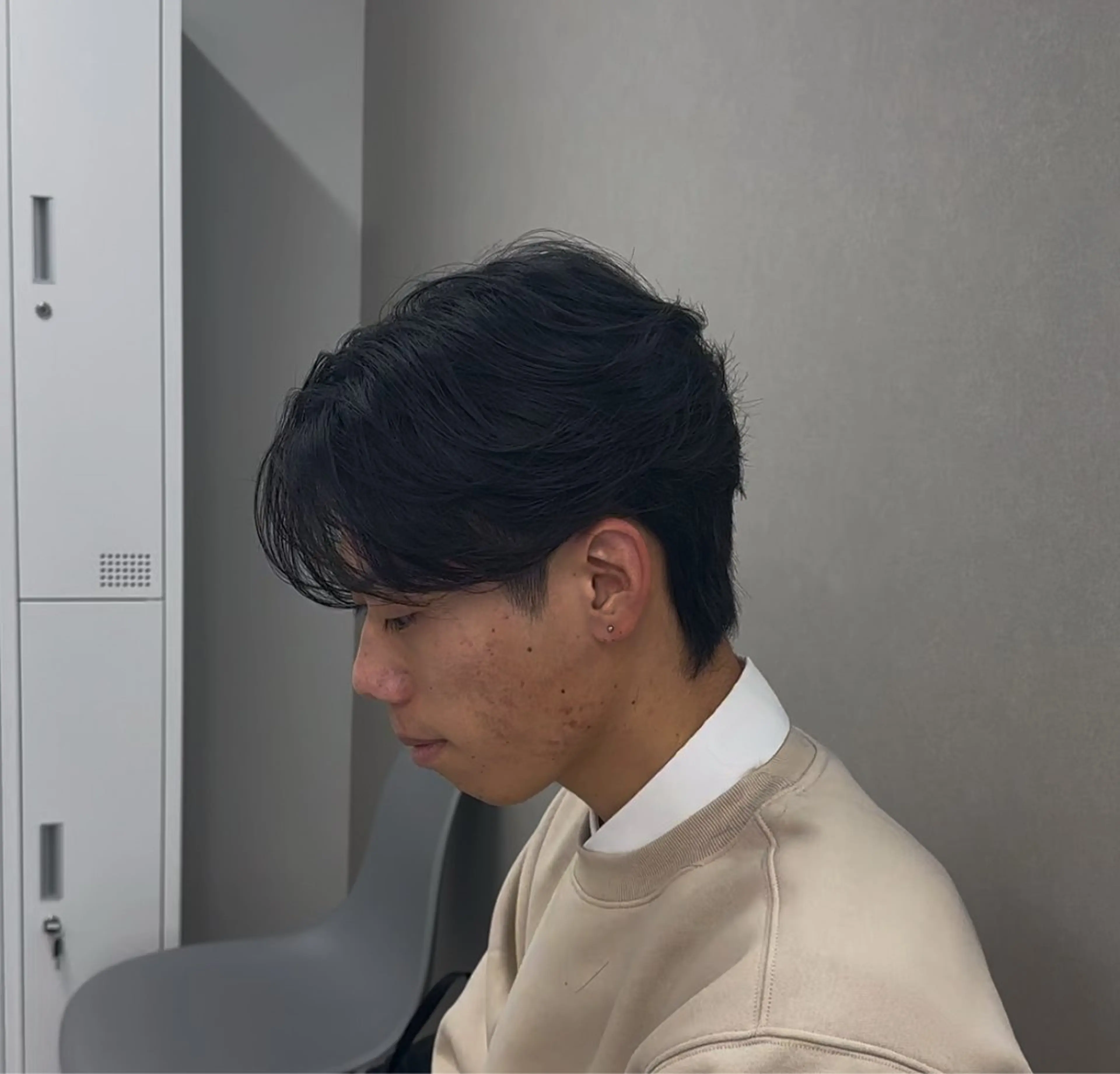 パーマ メンズ カット パーマ ニュアンス/フェザー /ウルフ/伶馬のヘアスタイル