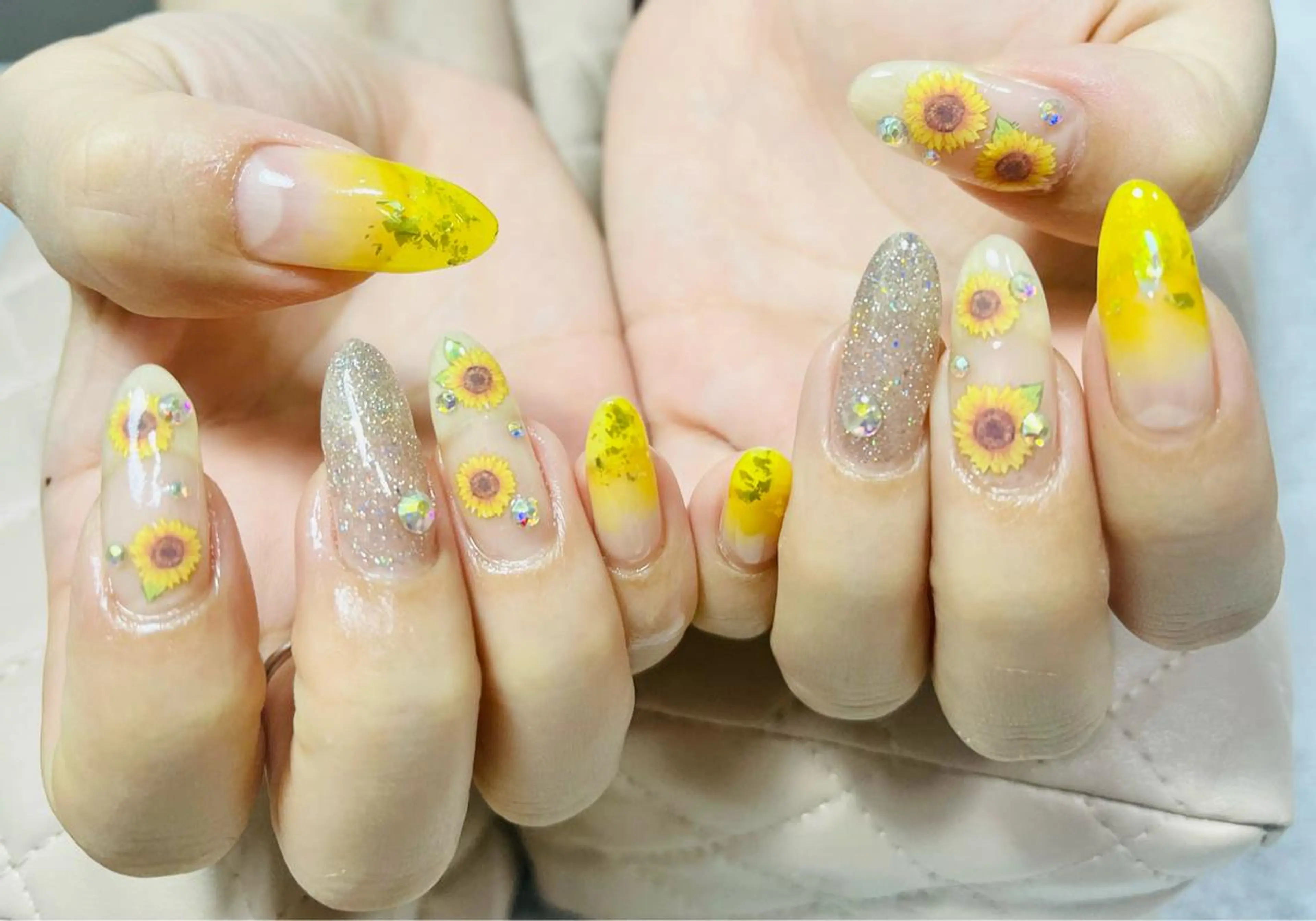 ネイル ハンドネイル goldgleams ちなのネイルデザイン