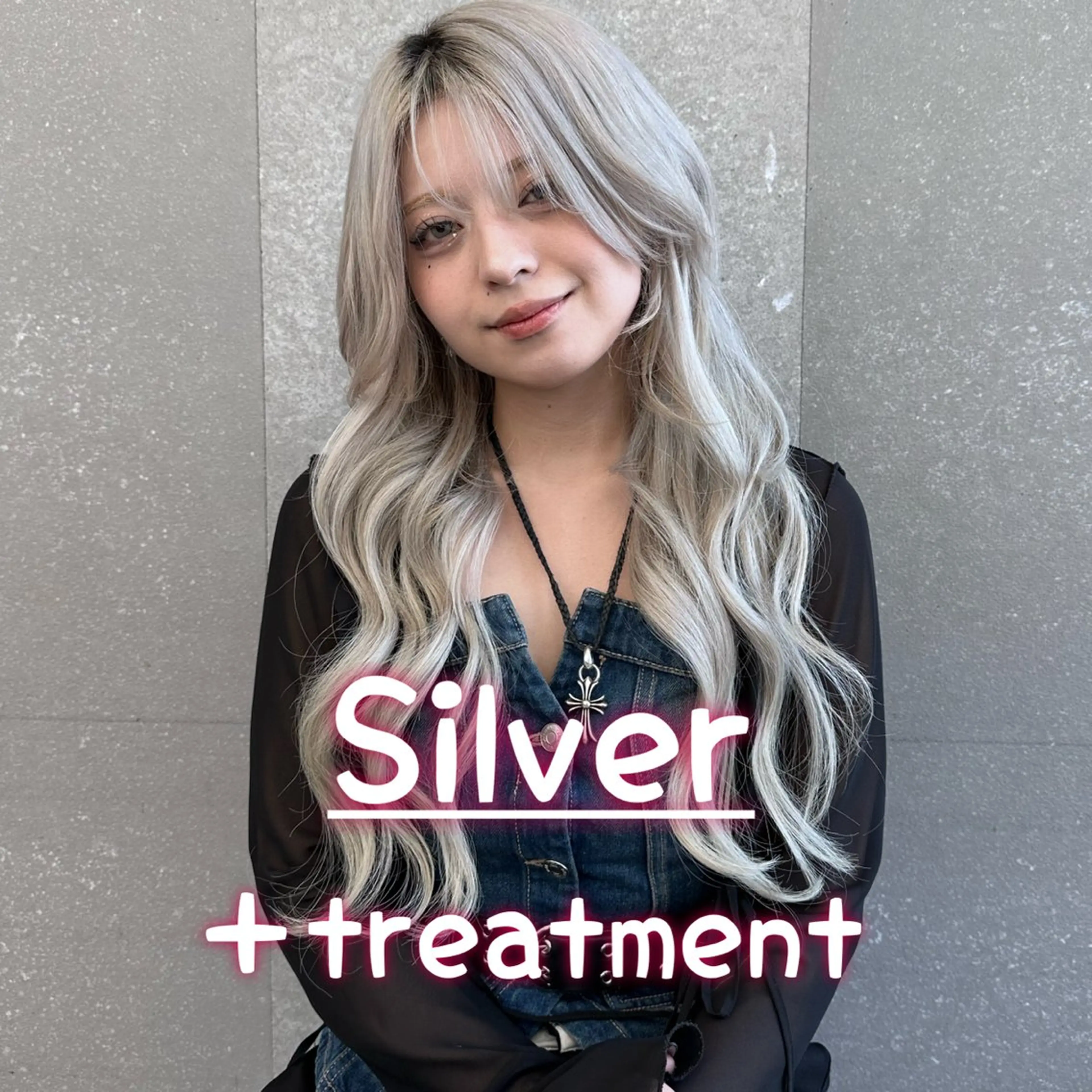 ミディアム カラー ブリーチ 原宿/韓国ボブ /くびれボブ/優希のヘアスタイル