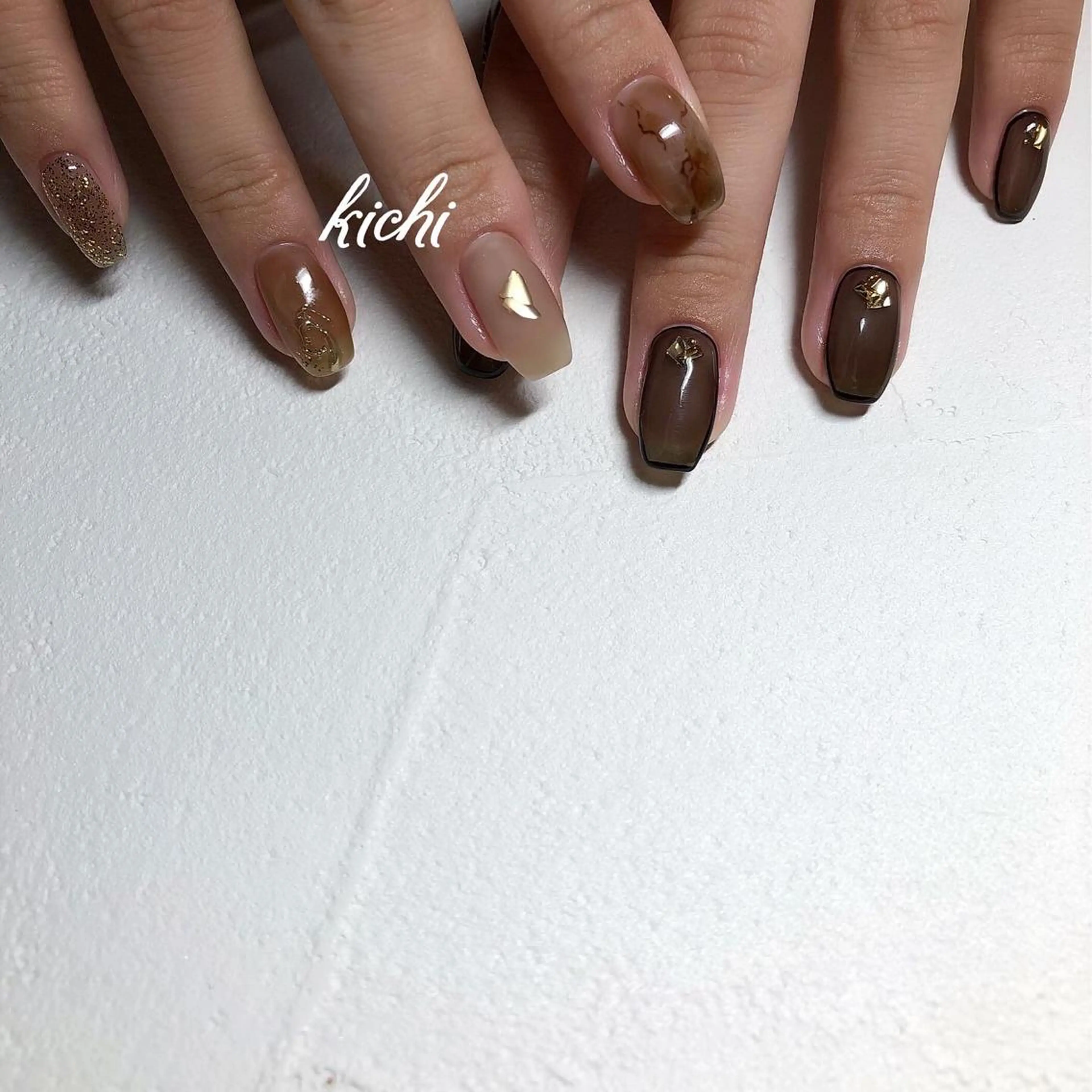 ネイル kichi･: *のネイルデザイン