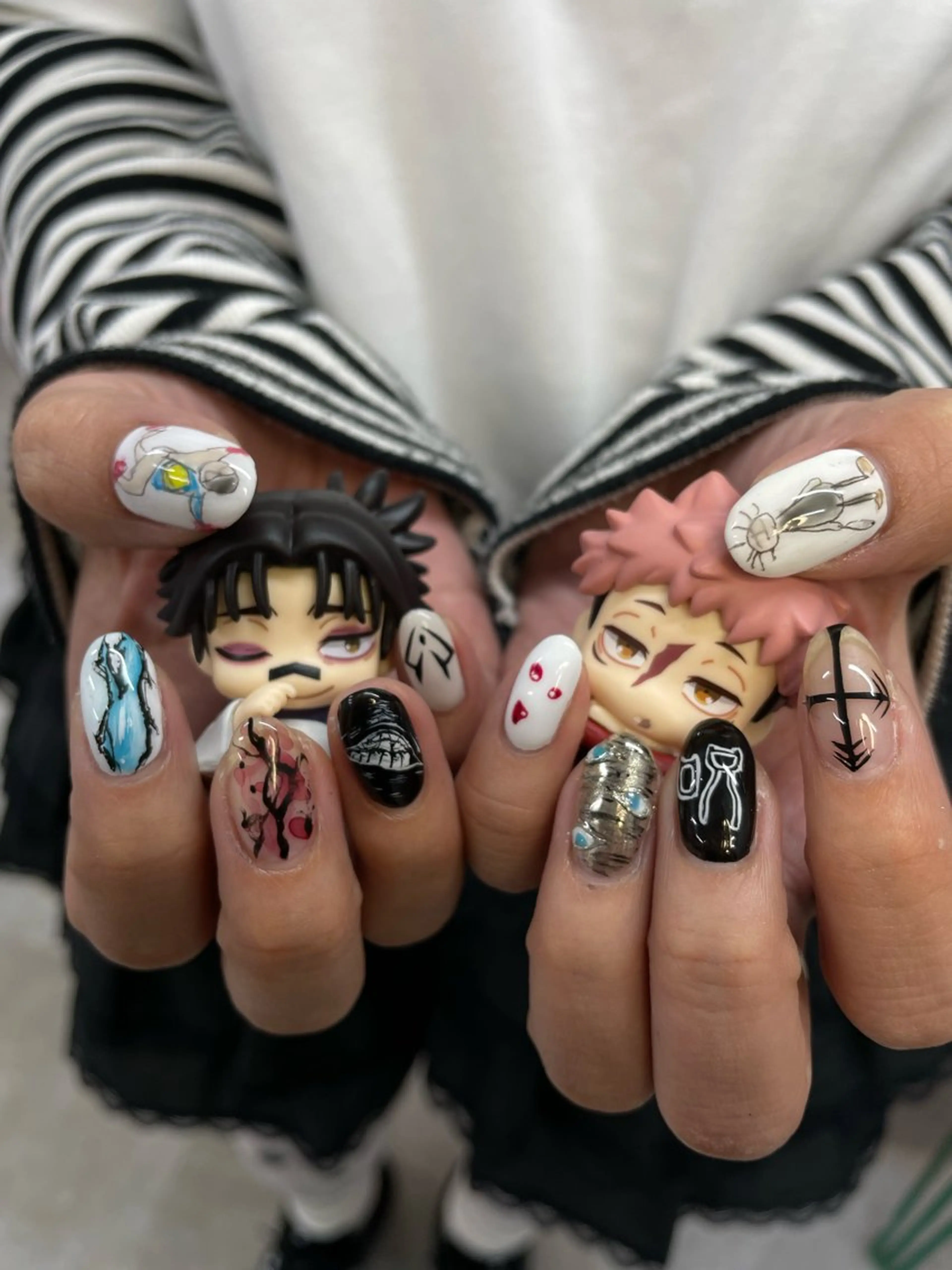 ネイル ハンドネイル ひめか🫁 推し概念・個性派のネイルデザイン