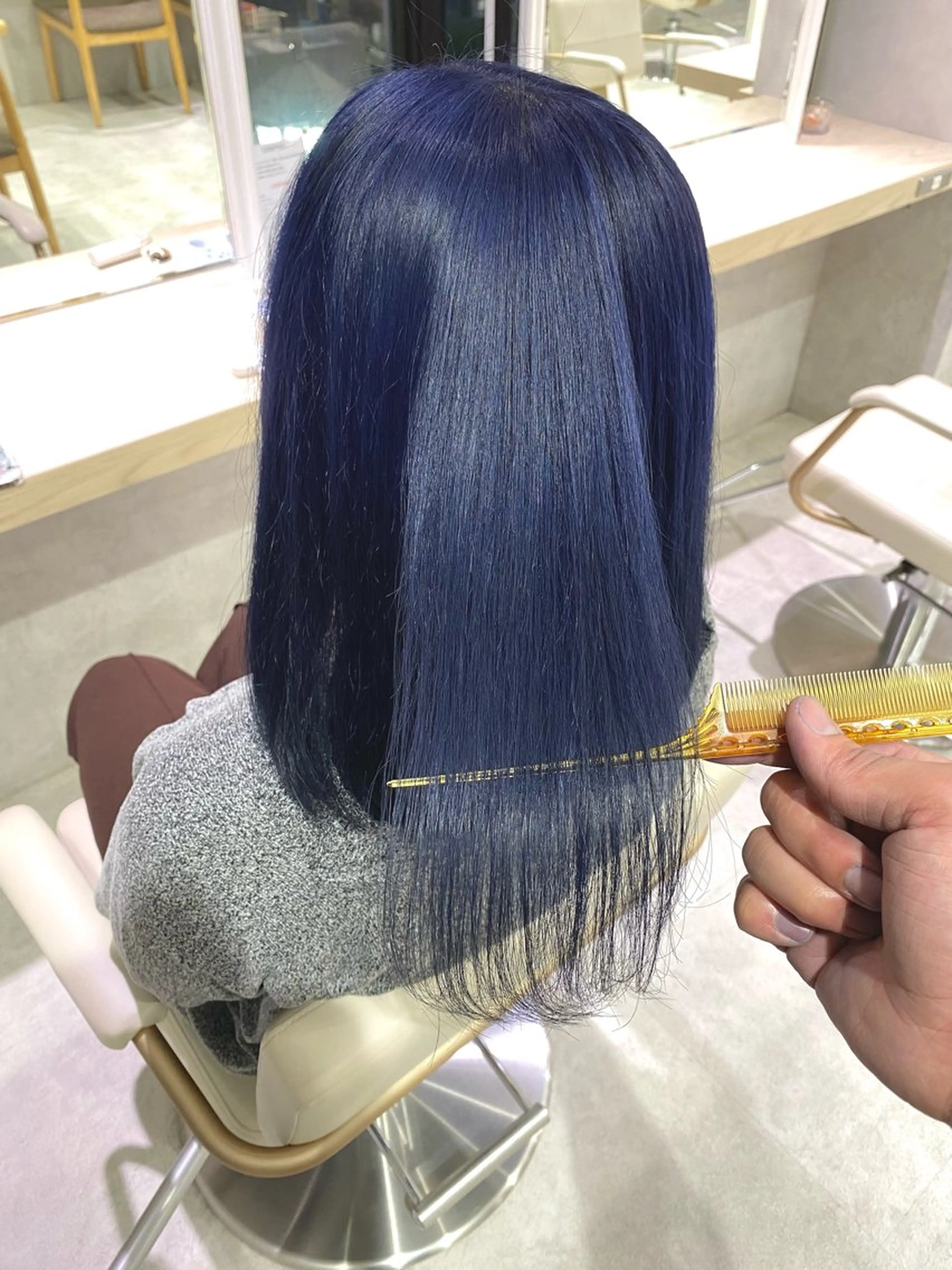 ミディアム カット ヘアカラー トリートメント 低ダメージ施術/ 🐮牛木 史裕🐮のヘアスタイル