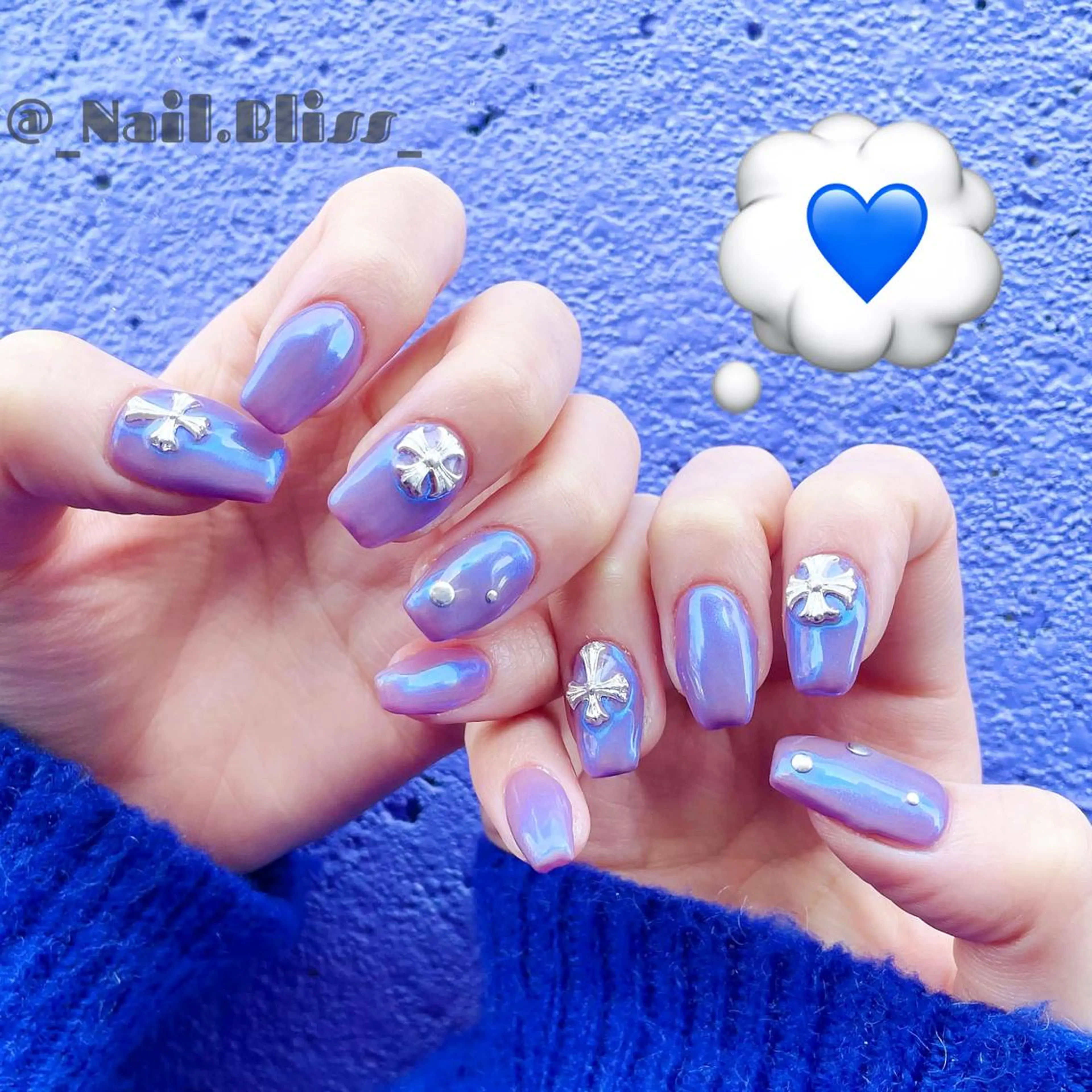 ネイル オーロラネイル ハンドネイル NAIL BLISSのネイルデザイン