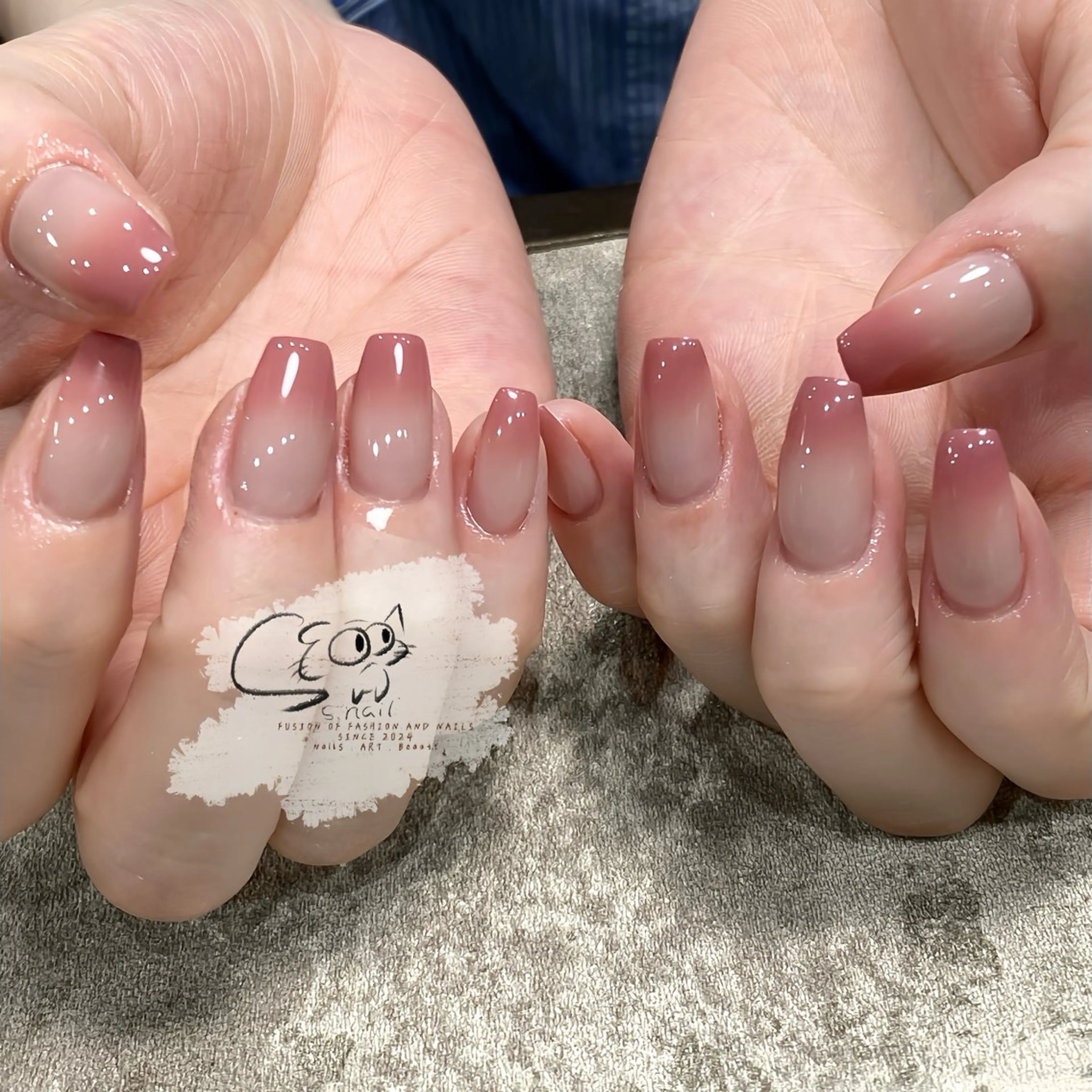 ネイル チークネイル フレンチネイル グラデーション マグネットネイル ワンカラーネイル S.nail _のネイルデザイン