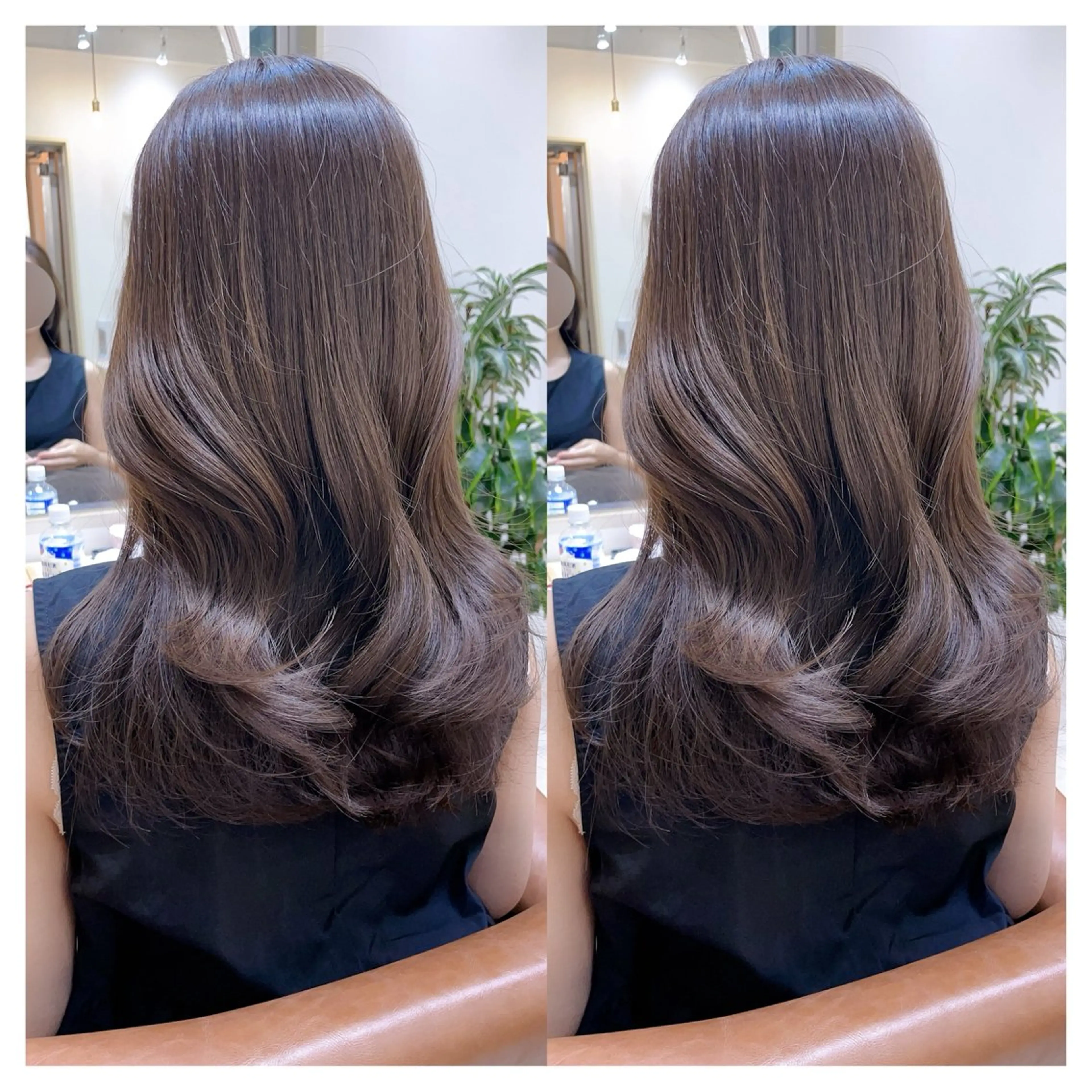 セミロング カラー カット ヘアカラー トリートメント 村山 茉衣のヘアスタイル