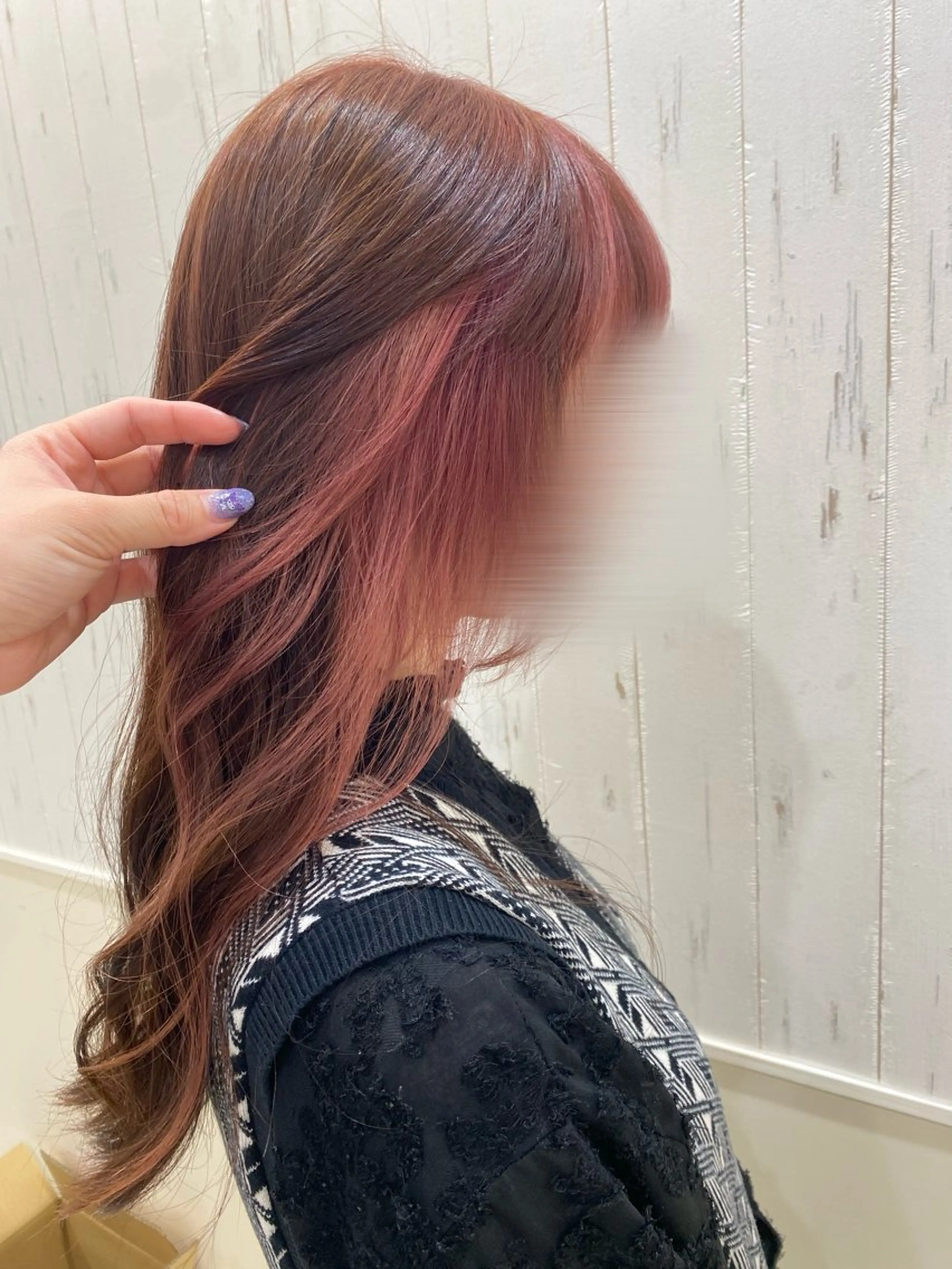 ロング カラー 中山 愛美莉のヘアスタイル