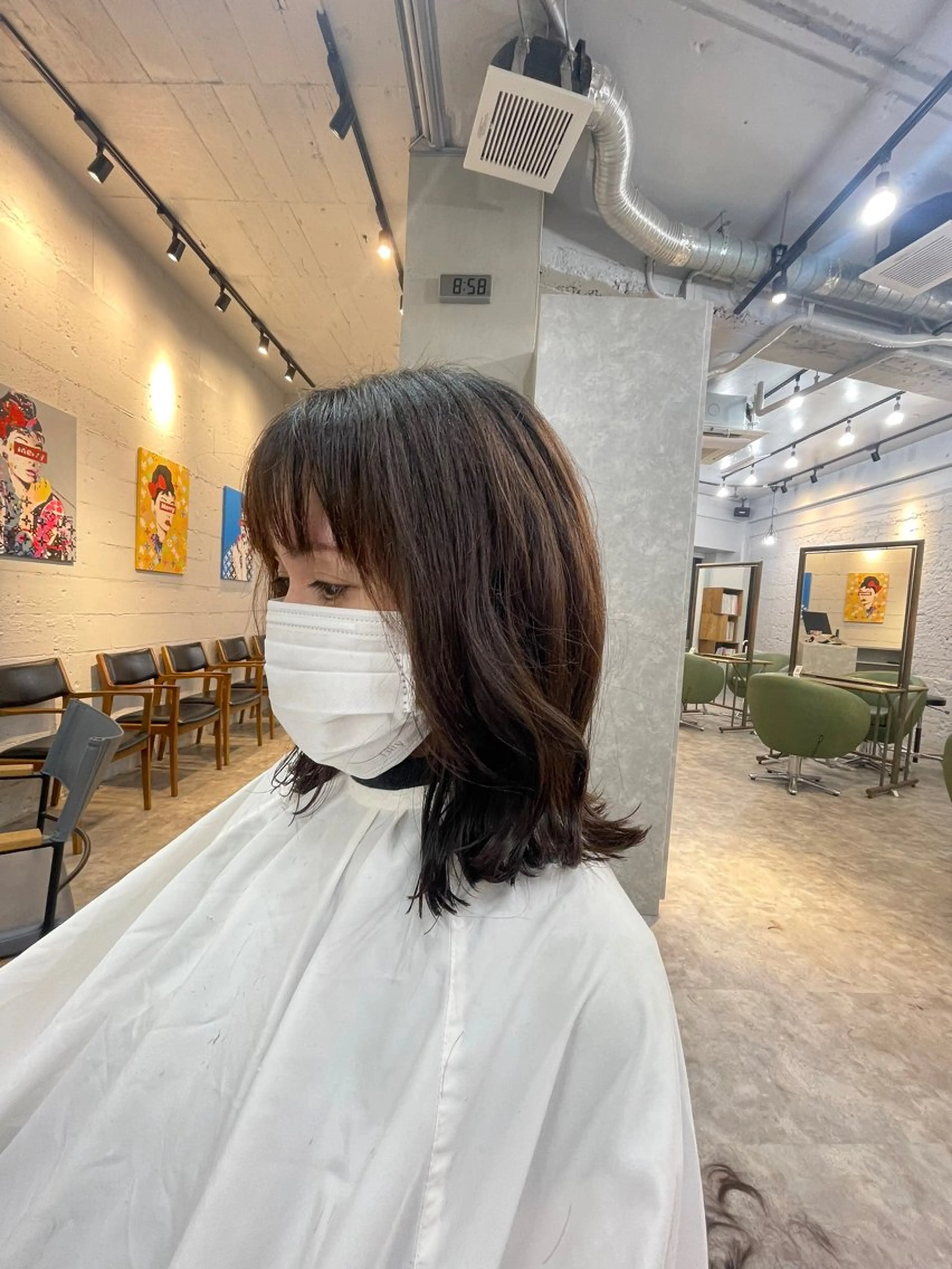 ミディアム MERRY チネンヨシトのヘアスタイル