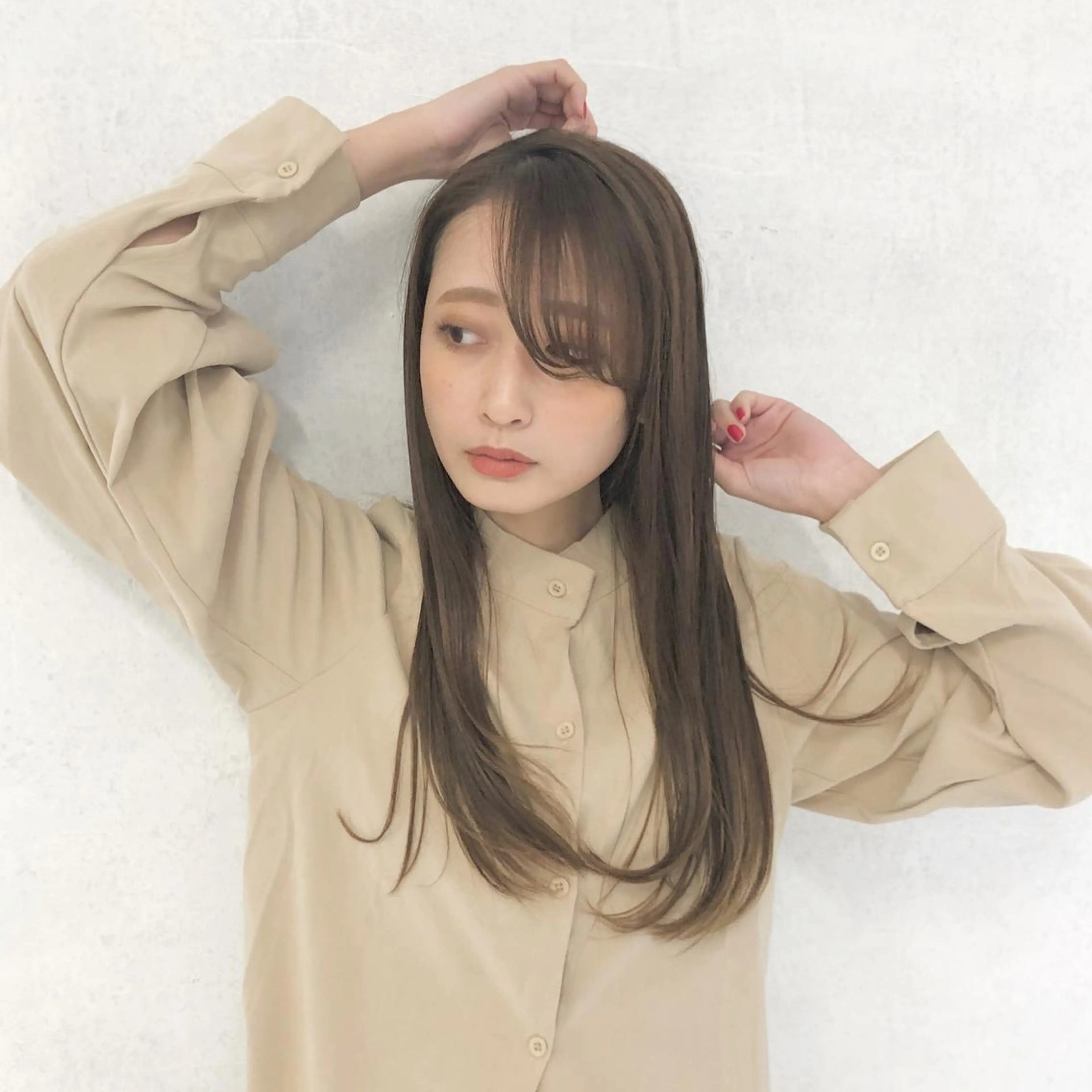 セミロング 🌸ハイトーン 新田　廉 🌸のヘアスタイル