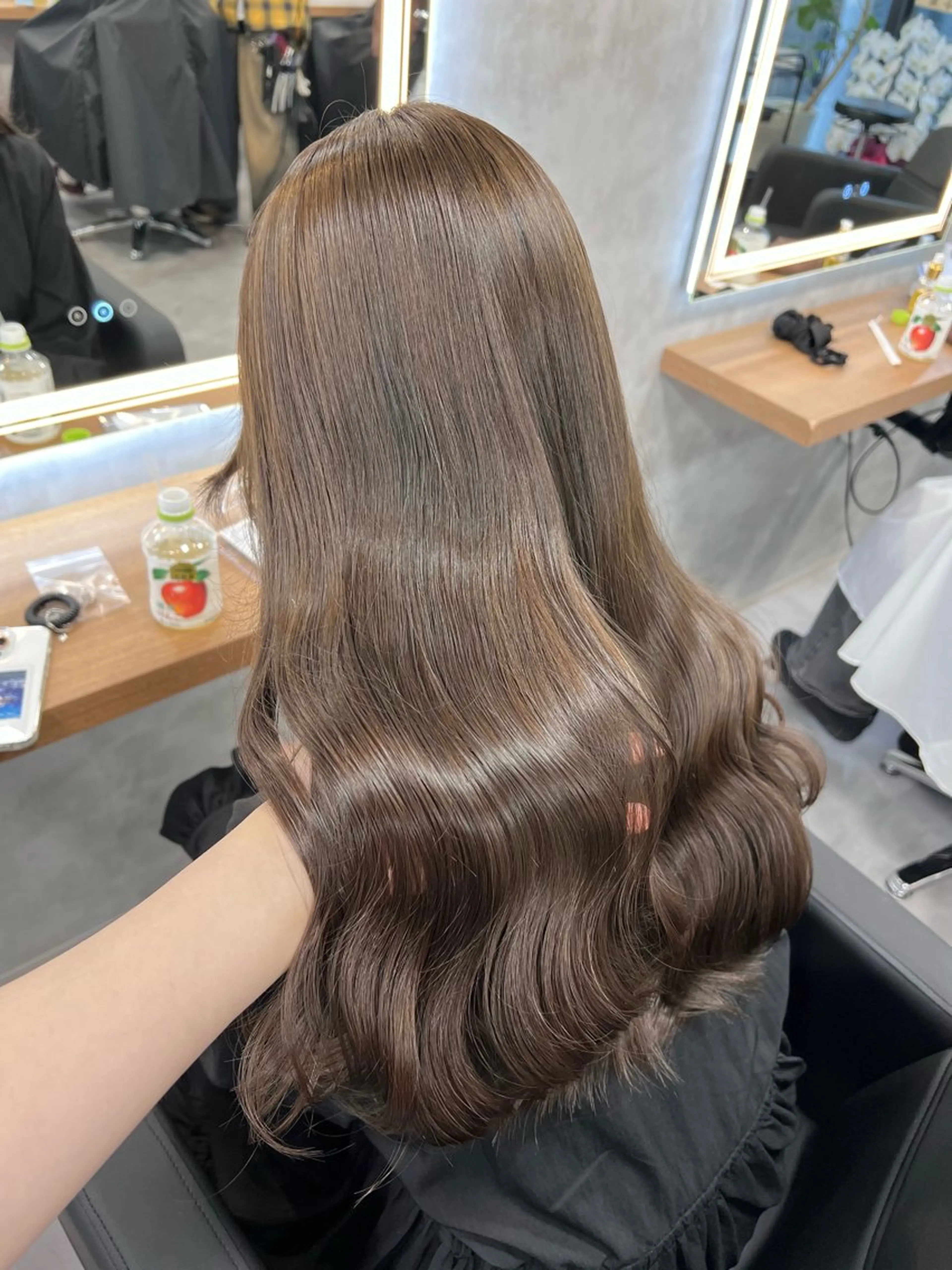 ロング カラー ブリーチ ブリーチなしカラー 💖札幌カラー 指名No.1💖玲奈のヘアスタイル